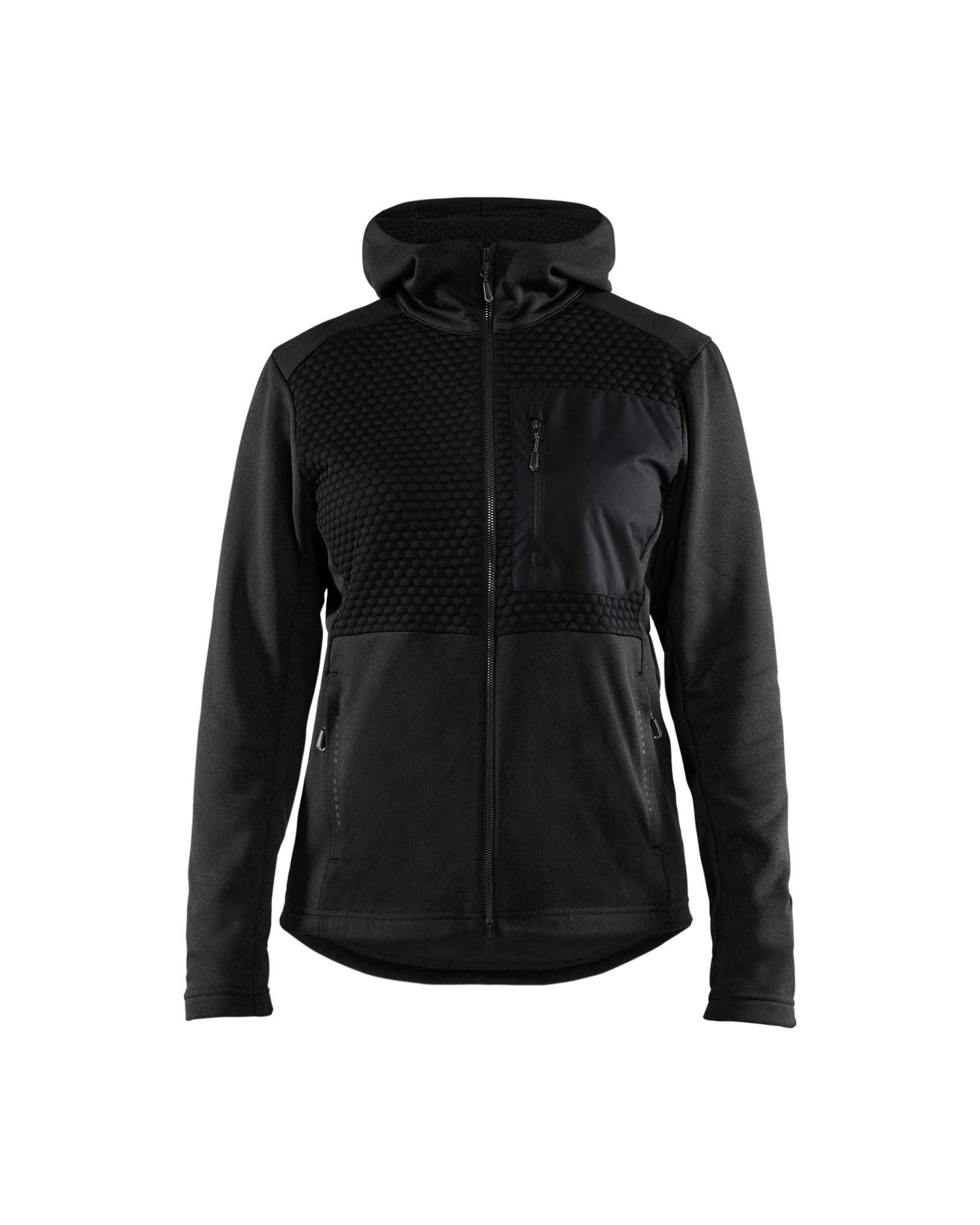 Blåkläder 3542 Dame Hættetrøje full zip, Sort