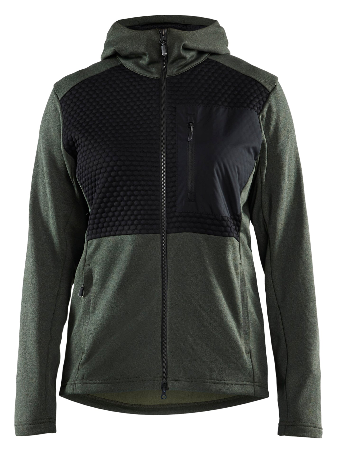 Blåkläder 3542 Dame Hættetrøje full zip materiale med firmalogo