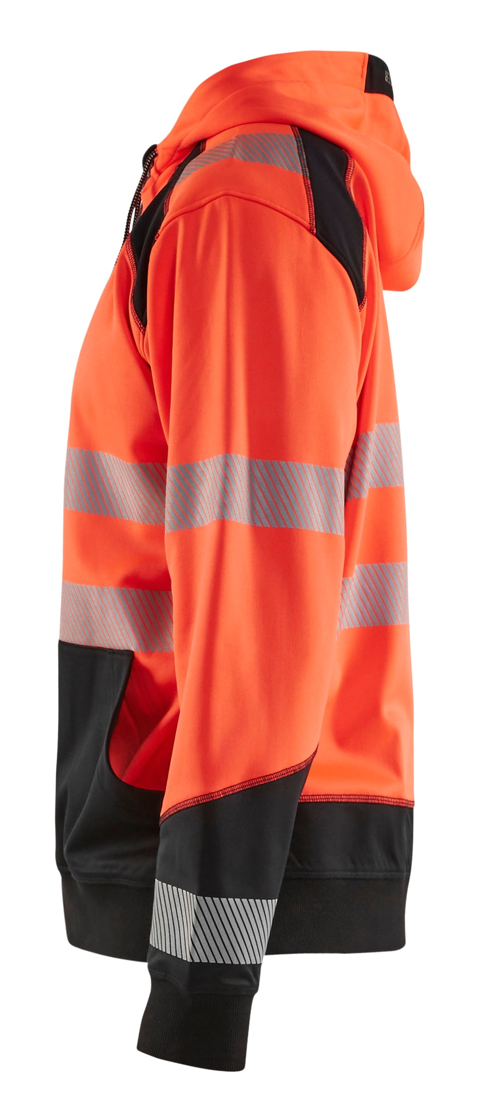 Blåkläder 3546 High vis hættetrøje materiale med tryk