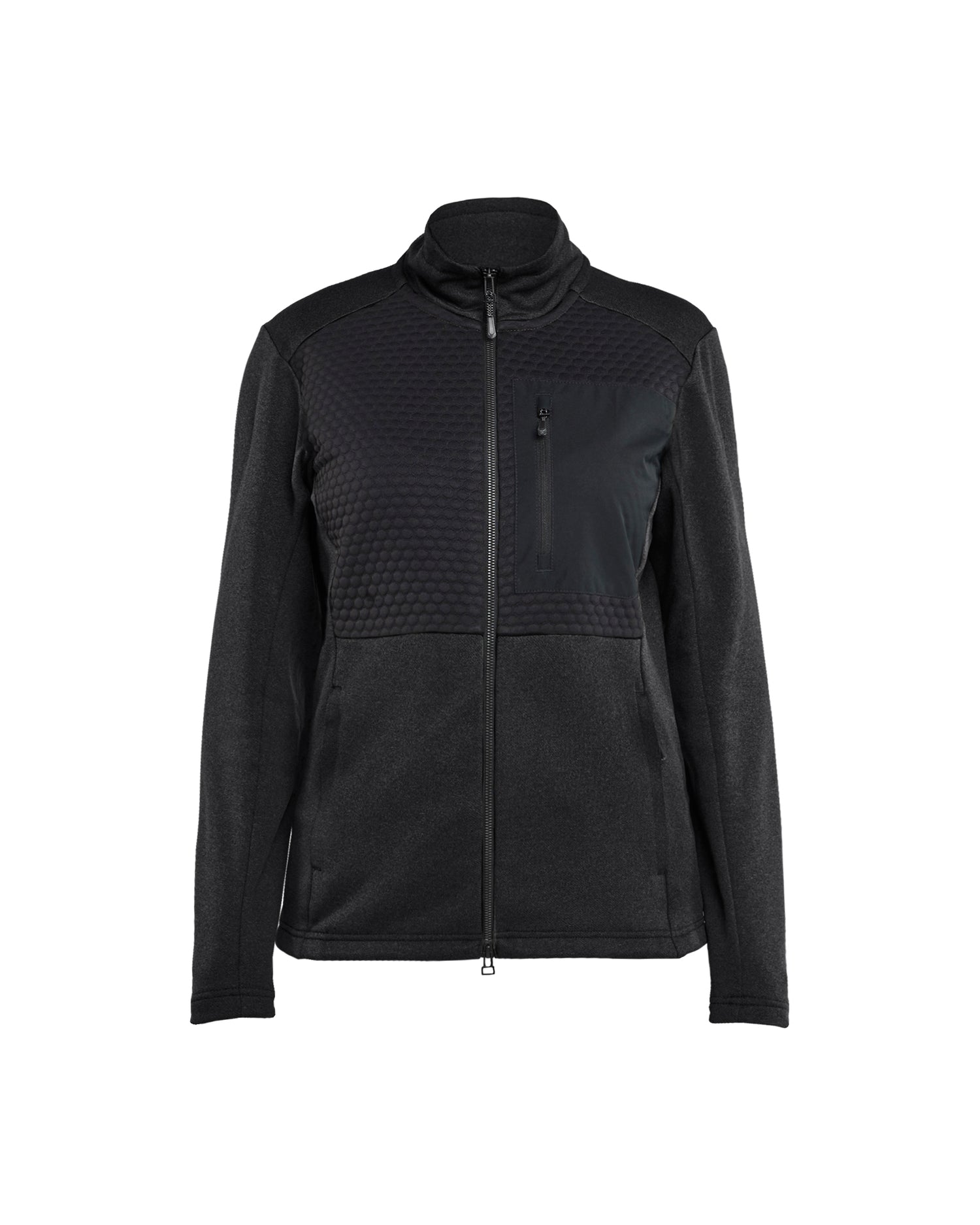 Blåkläder 3549 Dame Sweatshirt Full Zip, Sort