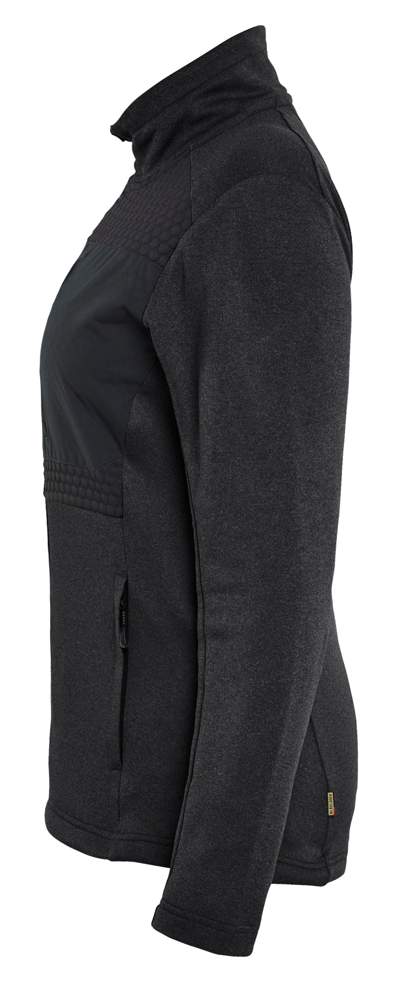 Blåkläder 3549 Dame Sweatshirt Full Zip produktfoto med tryk