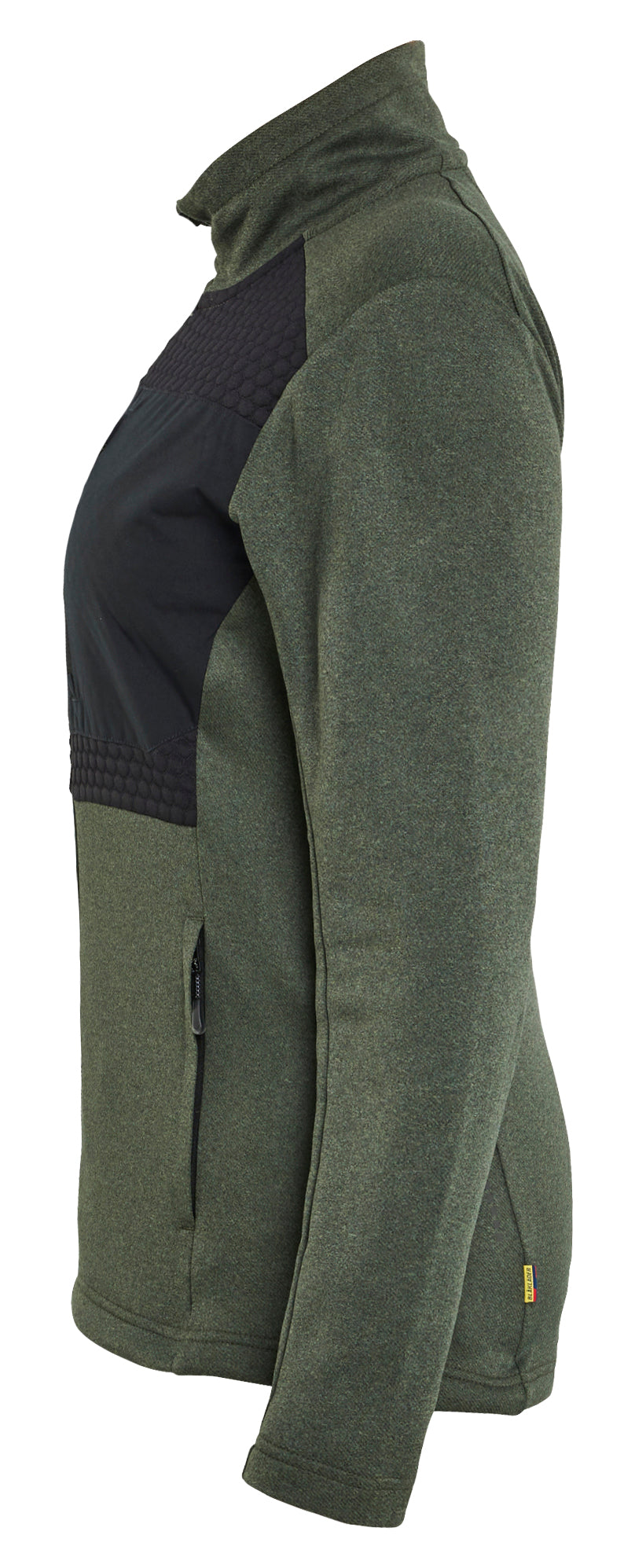Blåkläder 3549 Dame Sweatshirt Full Zip produktbillede med tryk