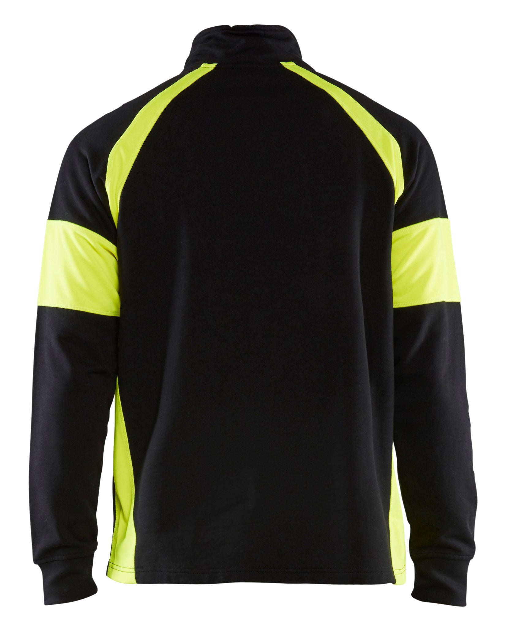 Blåkläder 3550 Sweatshirt Half Zip nærbillede med logo
