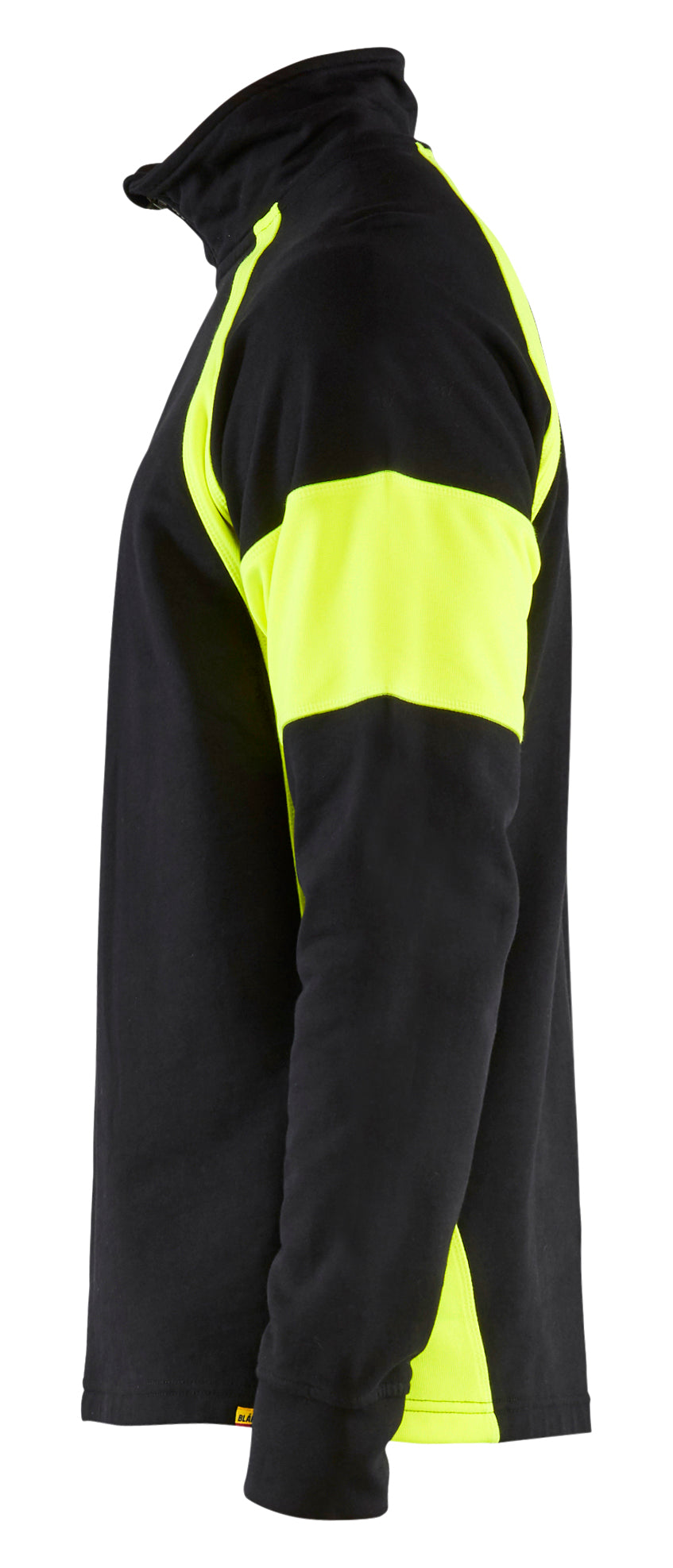Blåkläder 3550 Sweatshirt Half Zip produktbillede med tryk