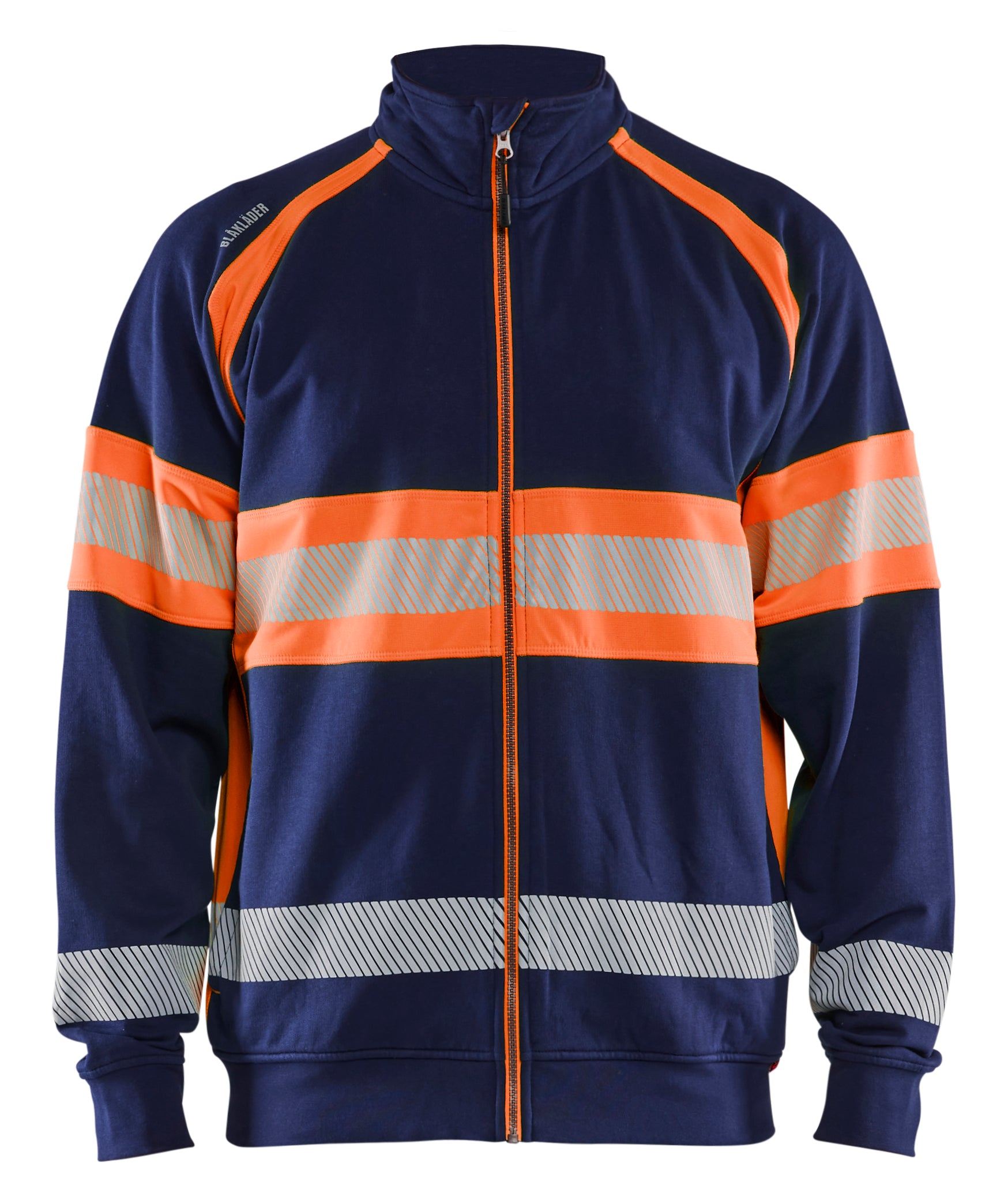 Blåkläder 3551 High vis sweatshirt materiale med firmalogo