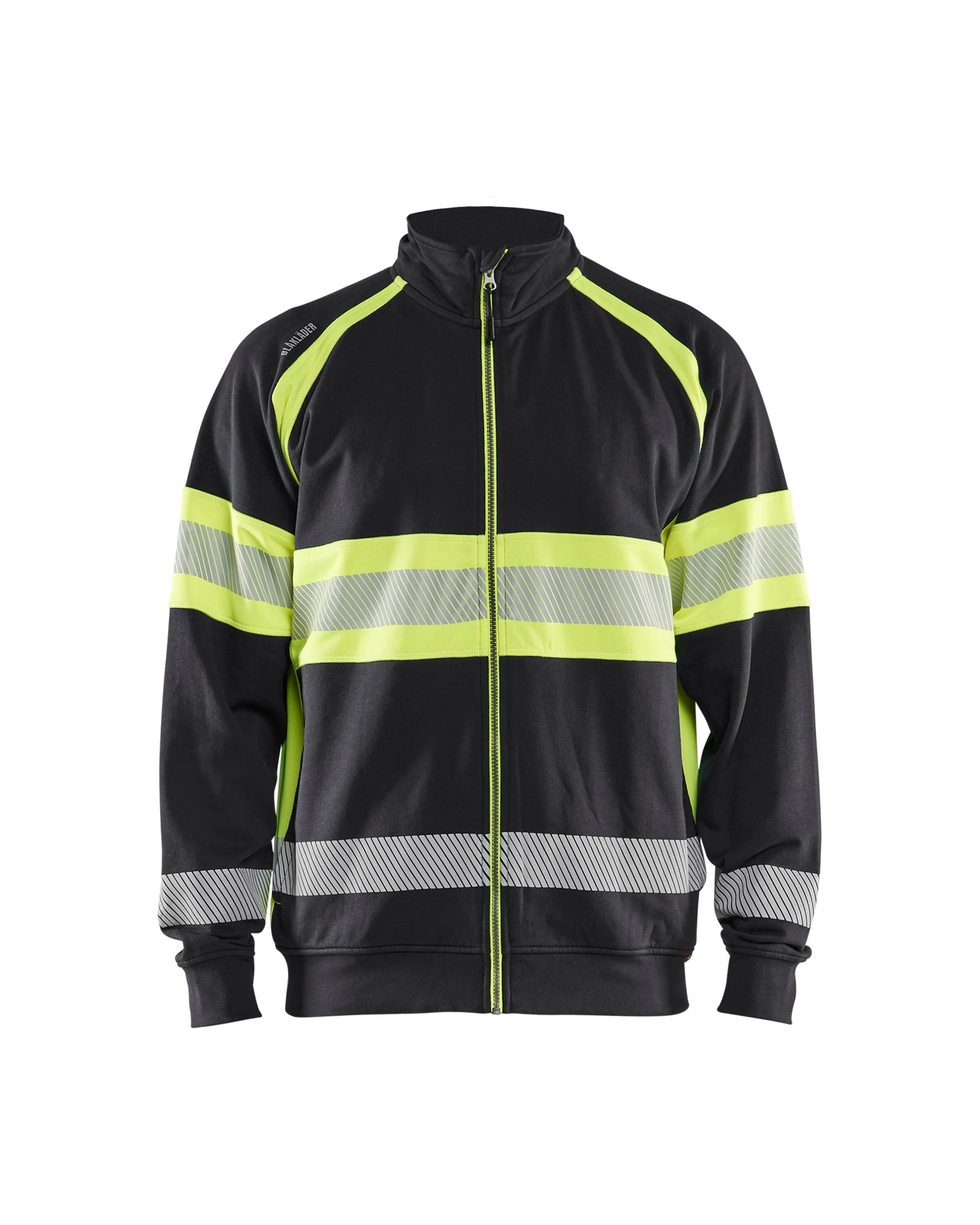 Blåkläder 3551 High vis sweatshirt, Sort/High Vis Gul