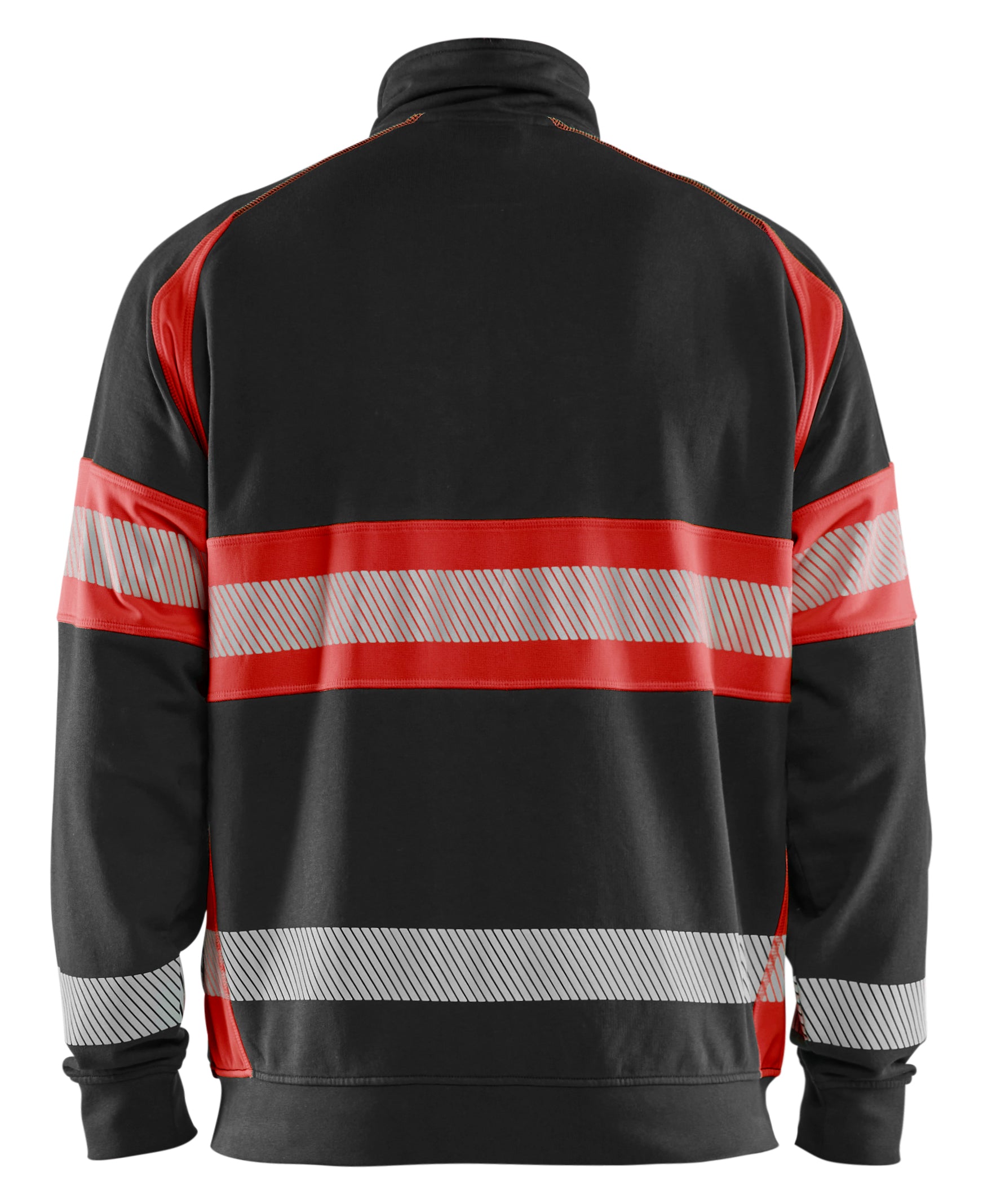 Blåkläder 3551 High vis sweatshirt detalje med logo
