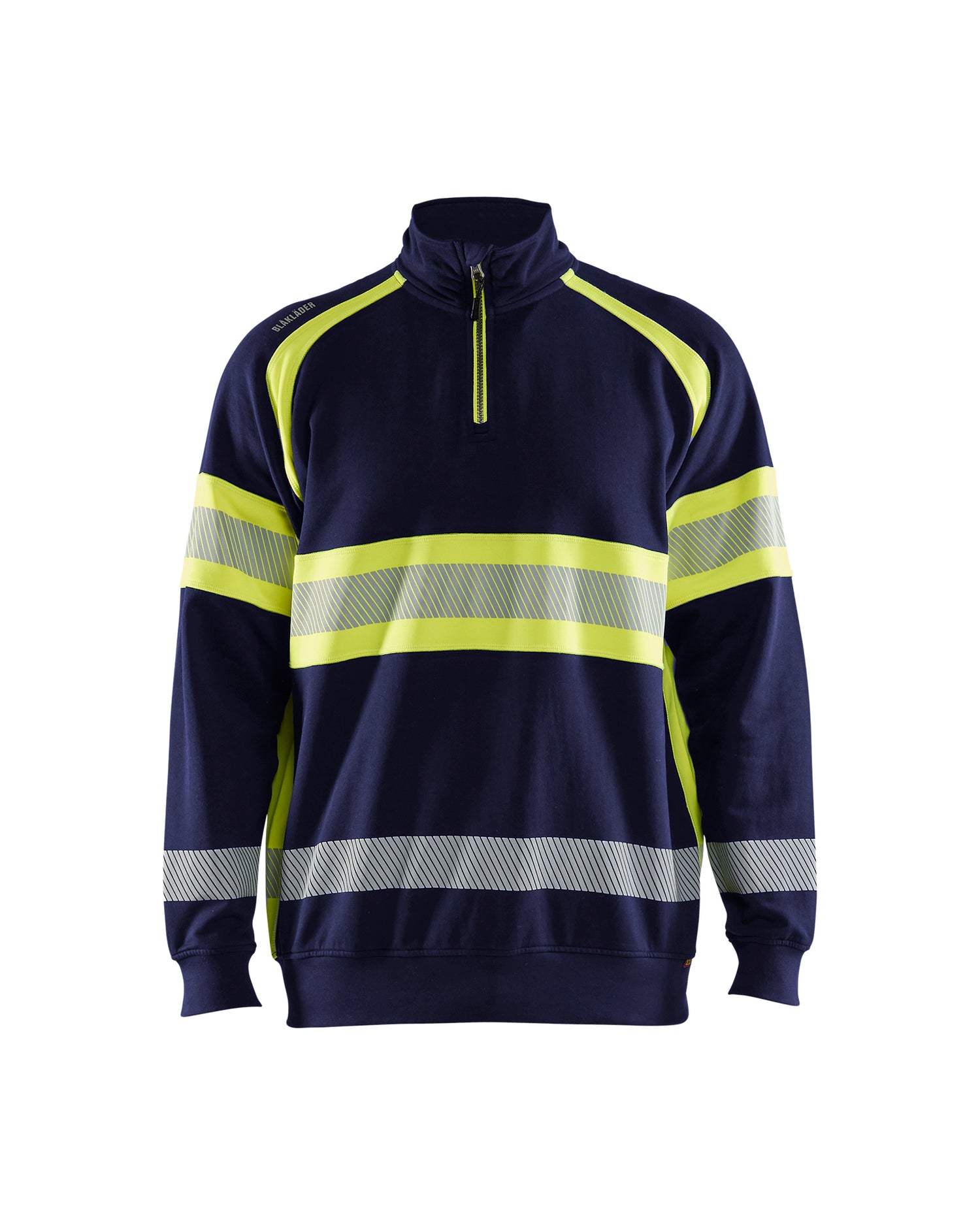 Blåkläder 3553 High vis Sweatshirt, Marineblå/High Vis Gul