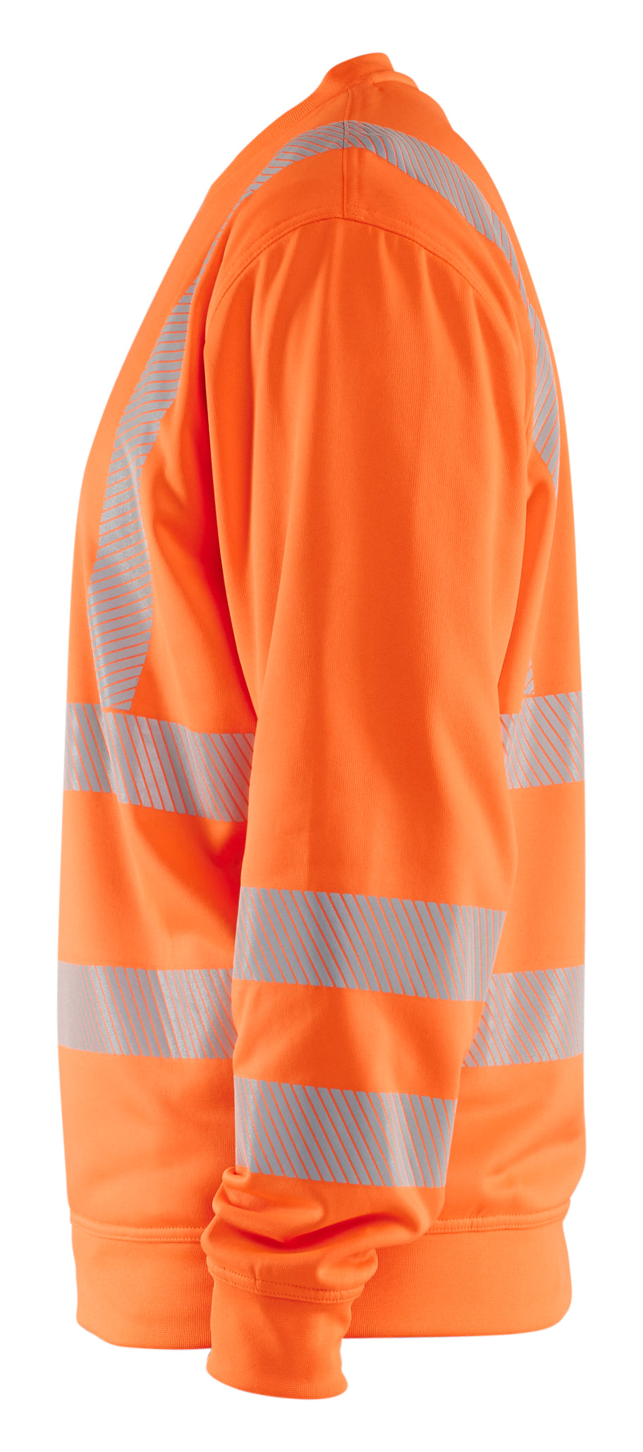 Blåkläder 3562 High vis Sweatshirt nærbillede med logo