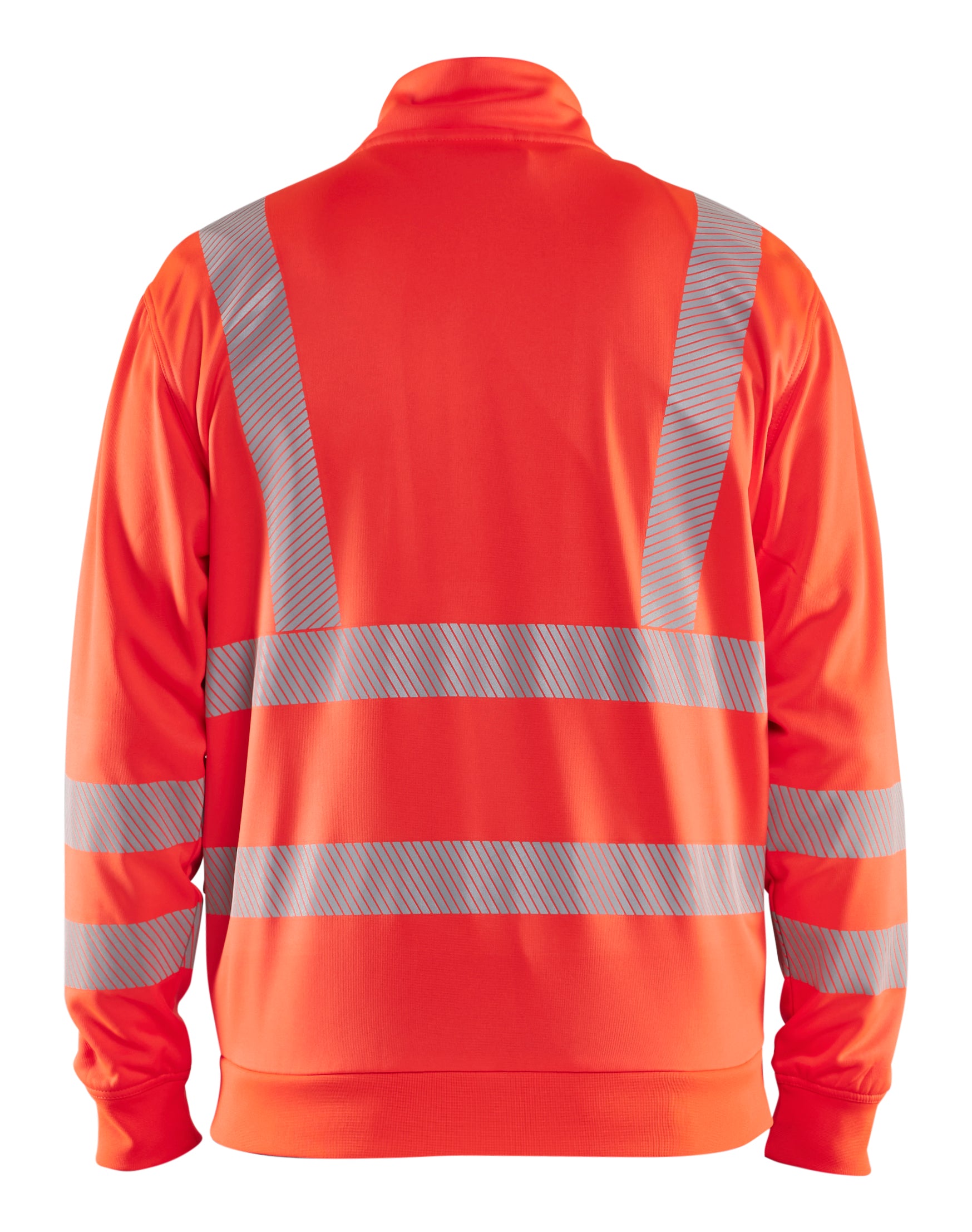 Blåkläder 3563 High vis Sweatshirt Full zip materiale med logo