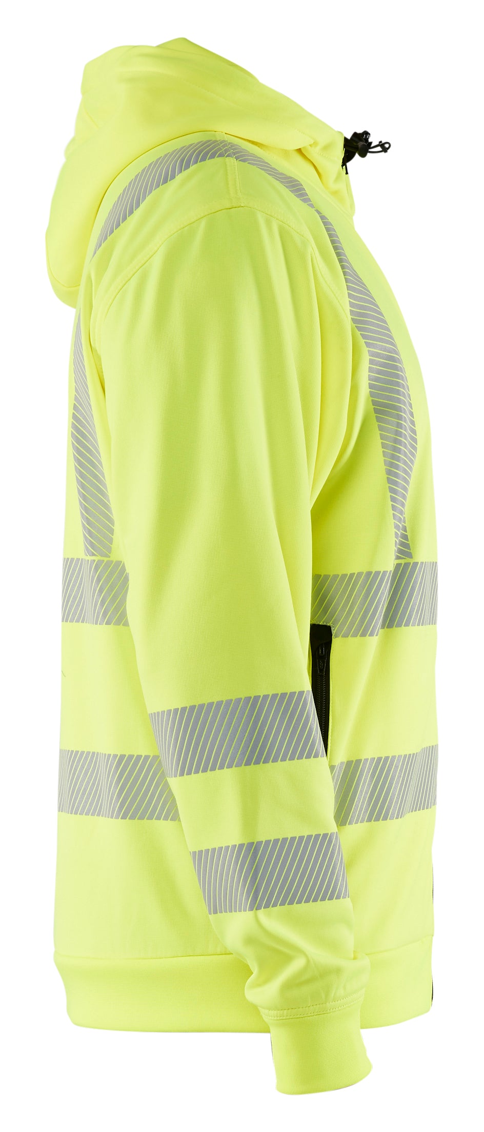 Blåkläder 3565 High vis Hættetrøje Full zip detalje til broderi
