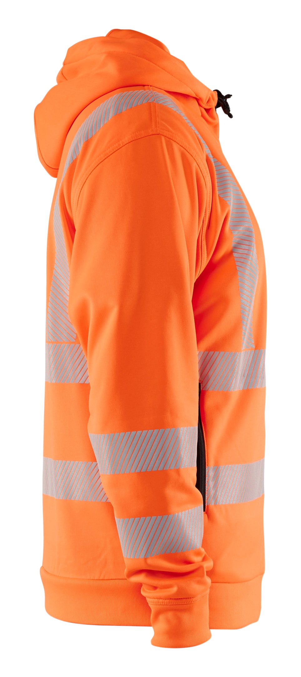 Blåkläder 3565 High vis Hættetrøje Full zip produktfoto til broderi