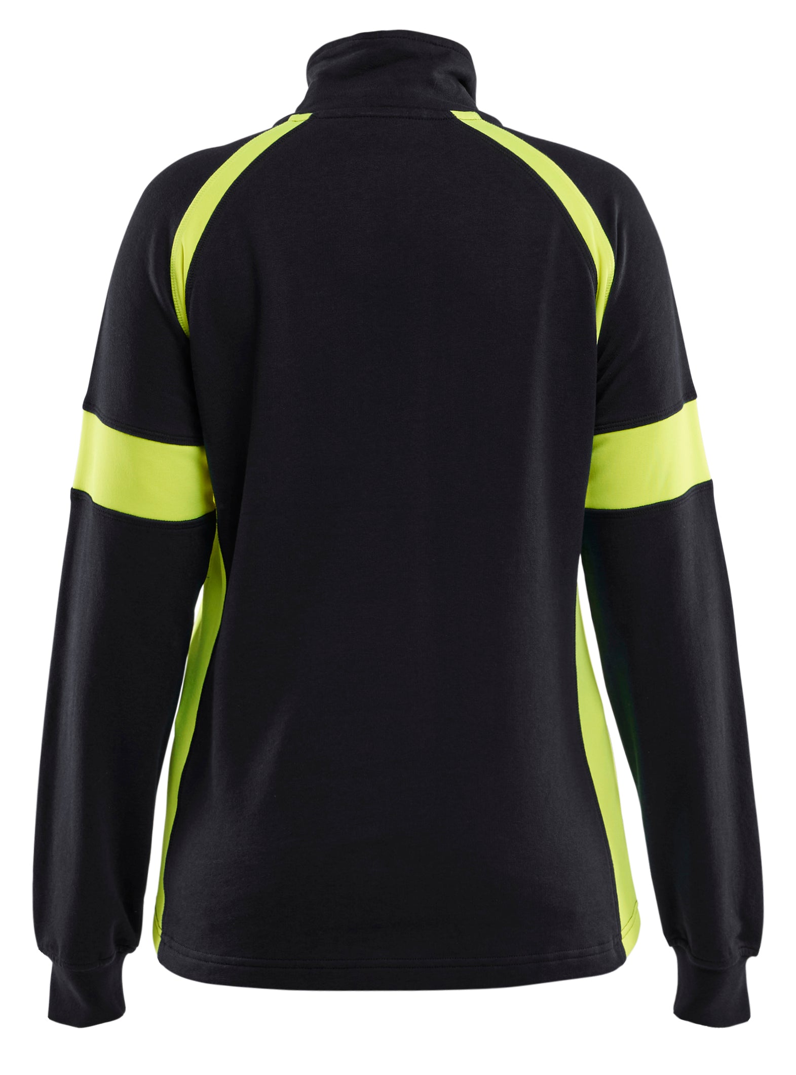 Blåkläder 3566 Dame Sweatshirt Half Zip detalje til broderi