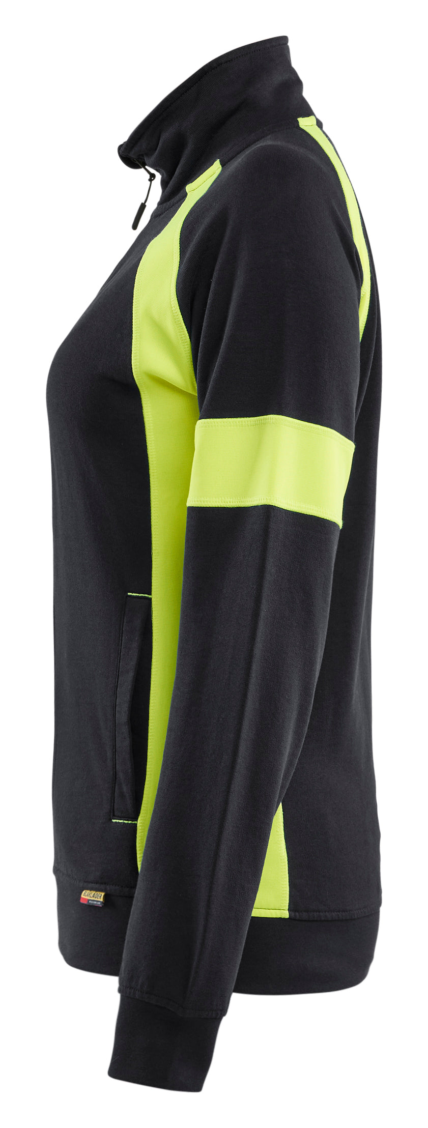 Blåkläder 3568 Dame Sweatshirt Full Zip materiale med firmalogo