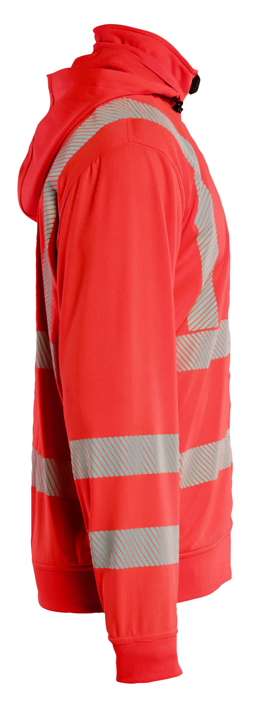 Blåkläder 3573 High Vis Sweatshirt med aftagelig hætte produktbillede til broderi