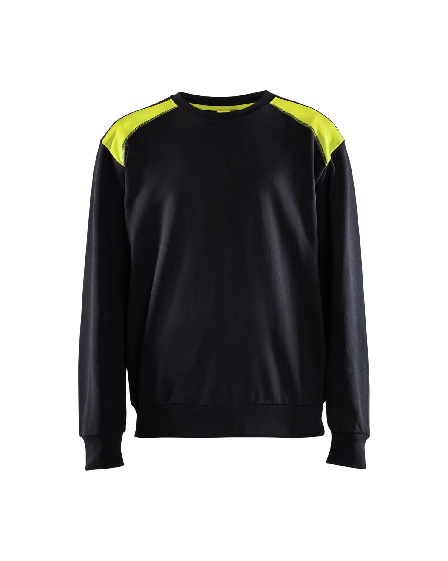 Blåkläder 3580 Sweatshirt, Sort/High Vis Gul