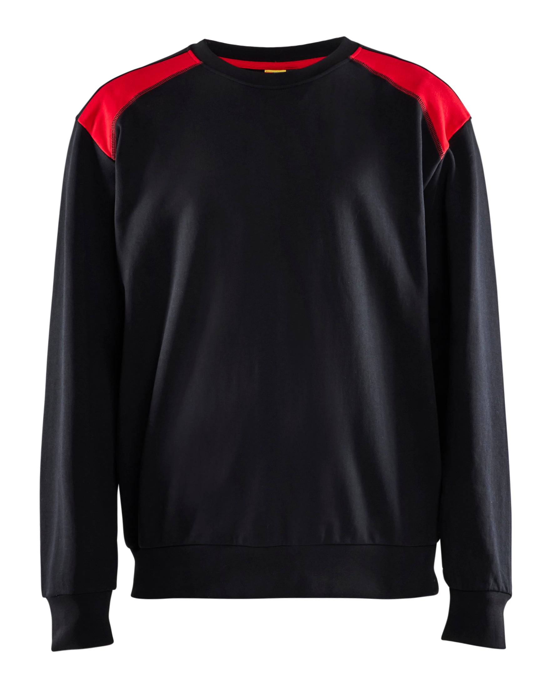 Blåkläder 3580 Sweatshirt nærbillede med firmalogo