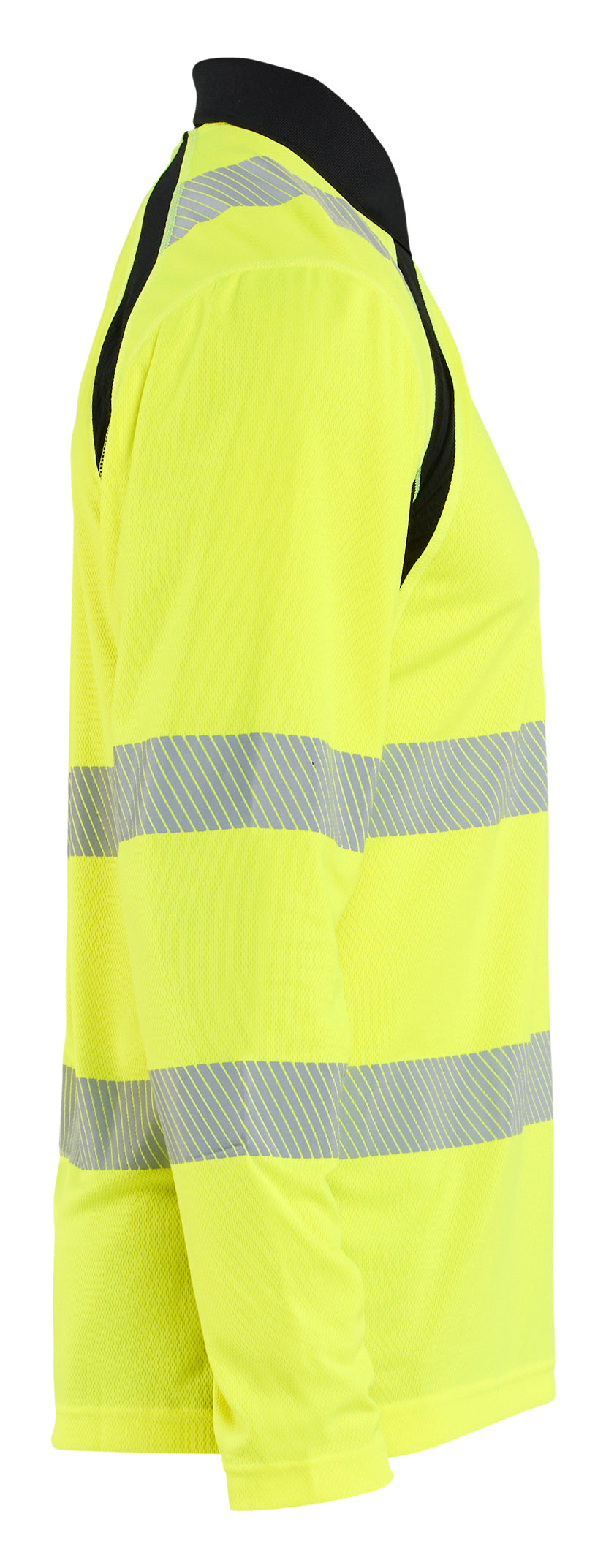 Blåkläder 3598 High Vis UV Polo Lang Ærme materiale med firmalogo