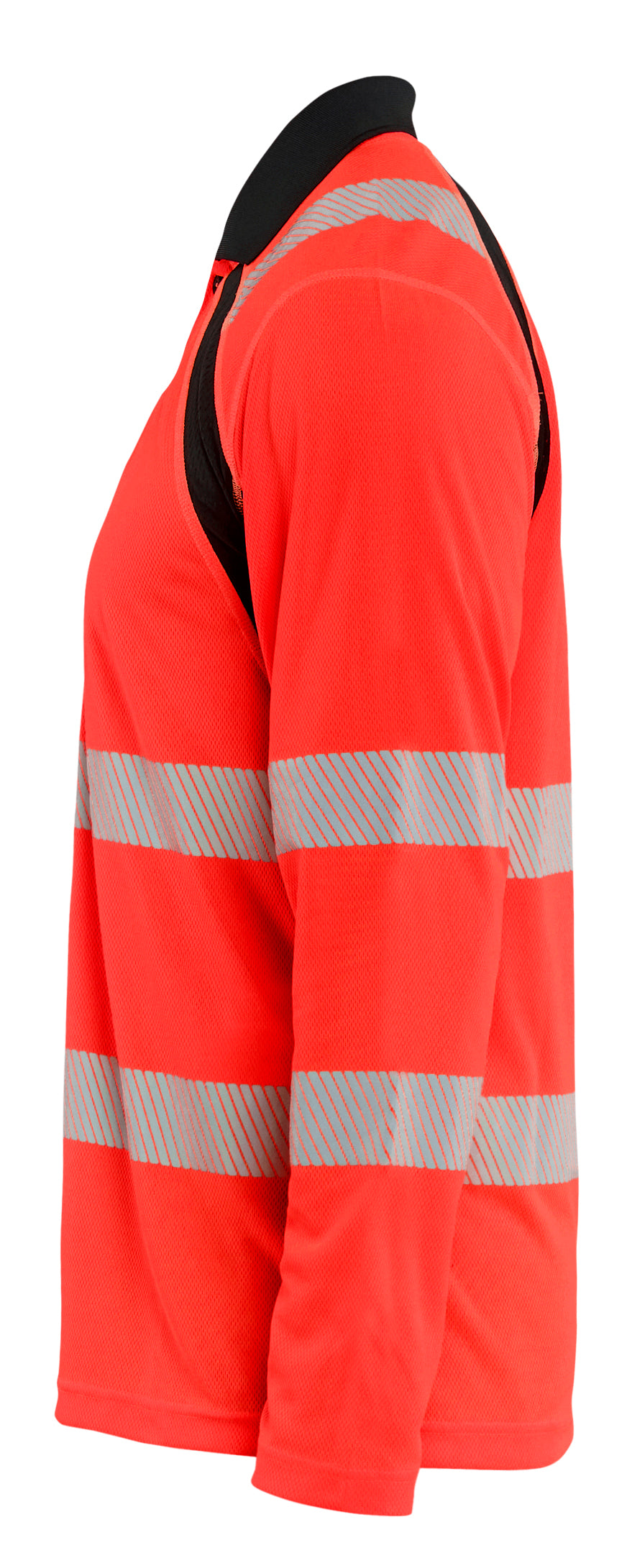 Blåkläder 3598 High Vis UV Polo Lang Ærme produktbillede til broderi