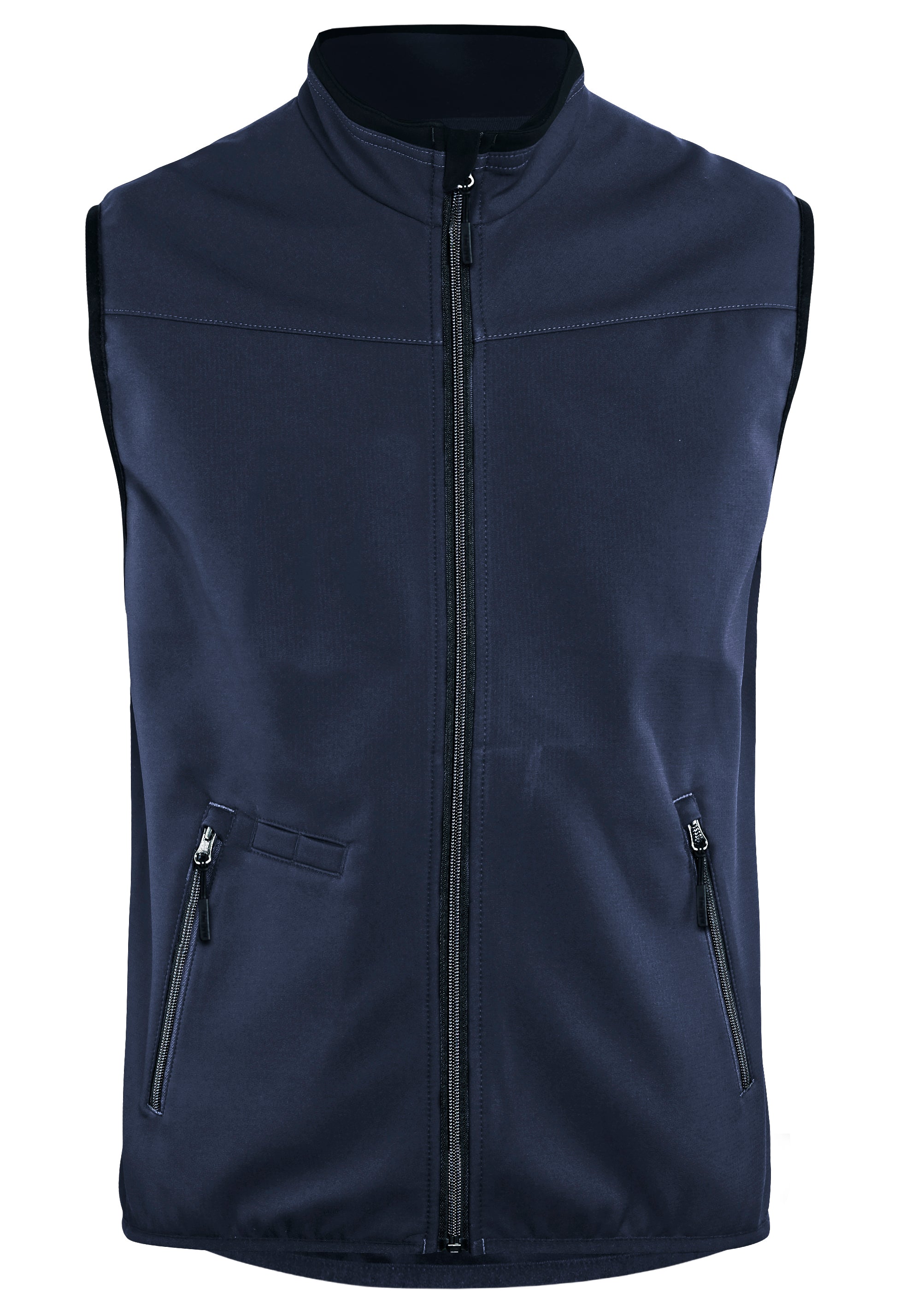 Blåkläder 3850 Softshell Vest produktfoto med tryk
