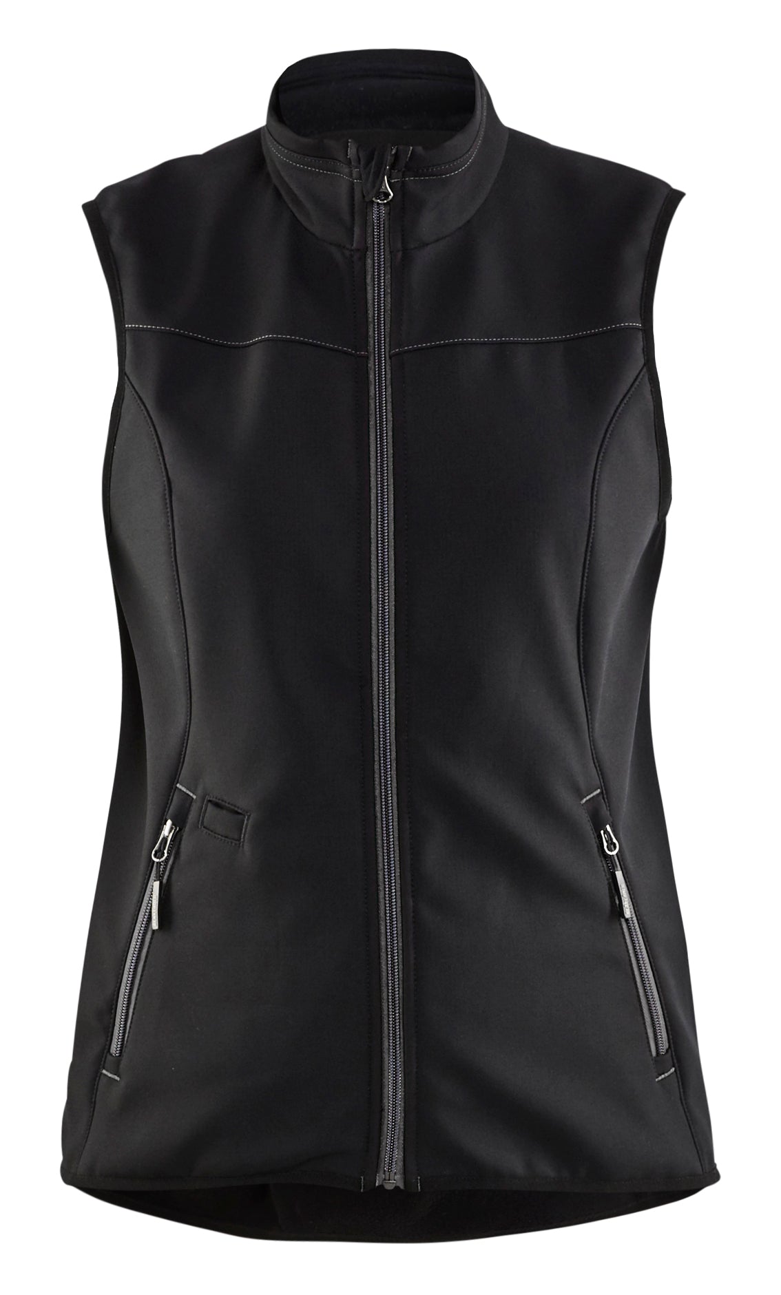Blåkläder 3851 Dame Softshell Vest materiale med firmalogo