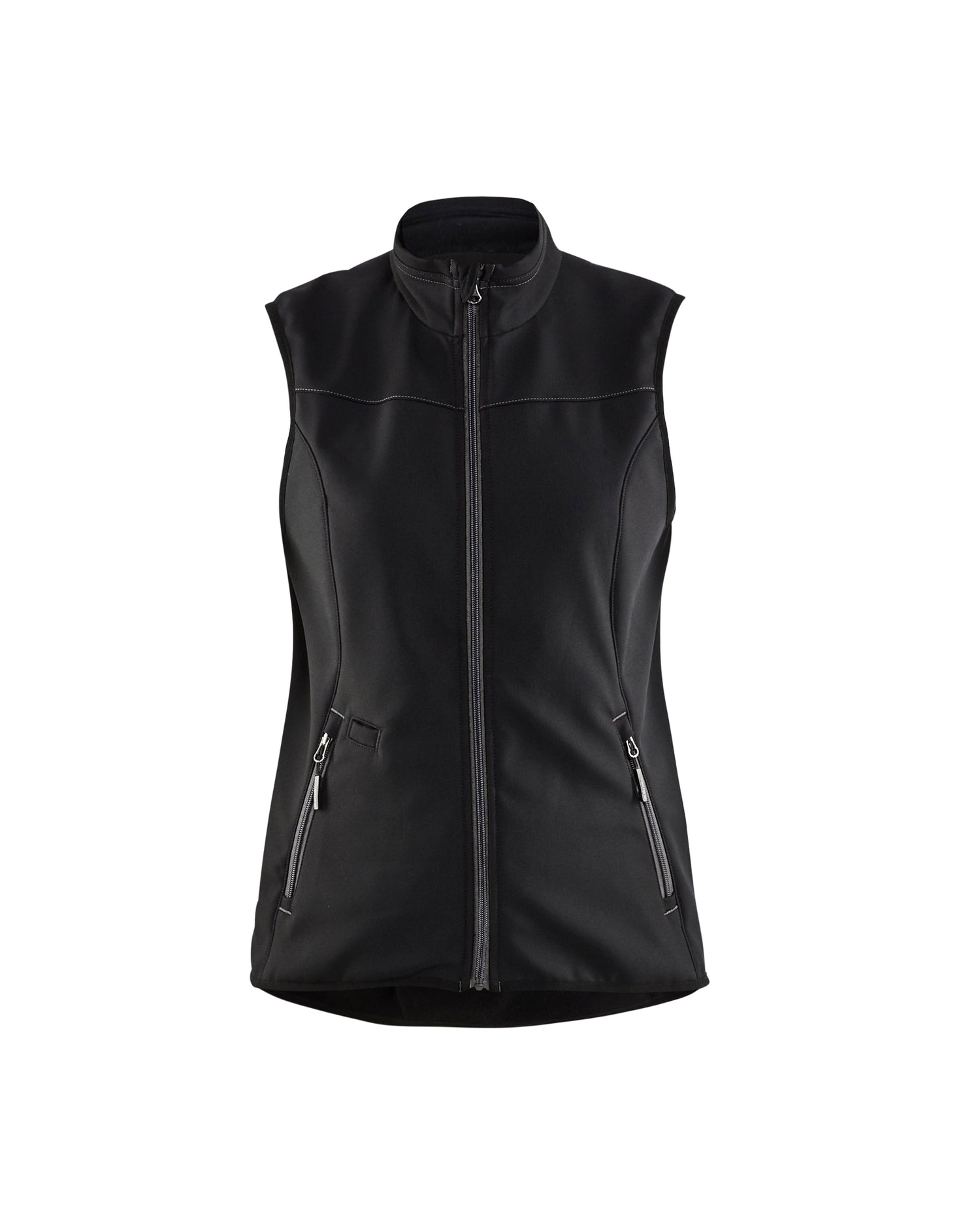 Blåkläder 3851 Dame Softshell Vest, Sort/Mørk Grå