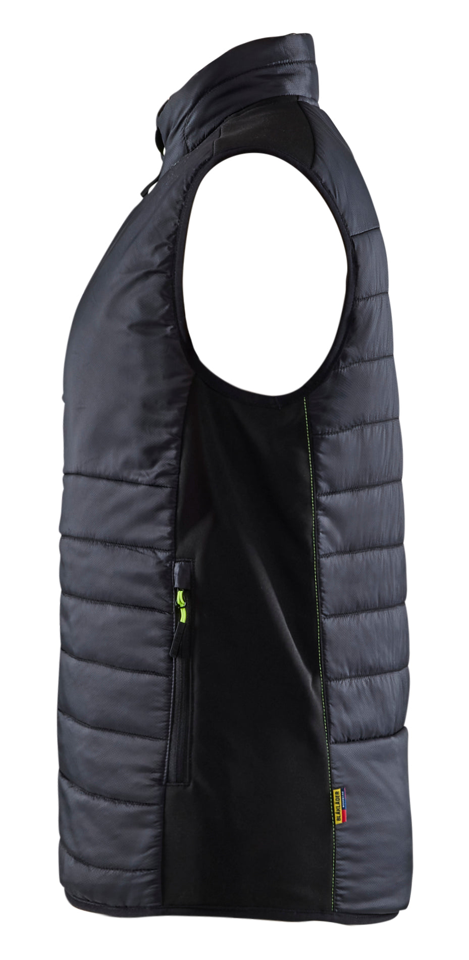 Blåkläder 3864 Dame Vest Foret produktbillede med tryk