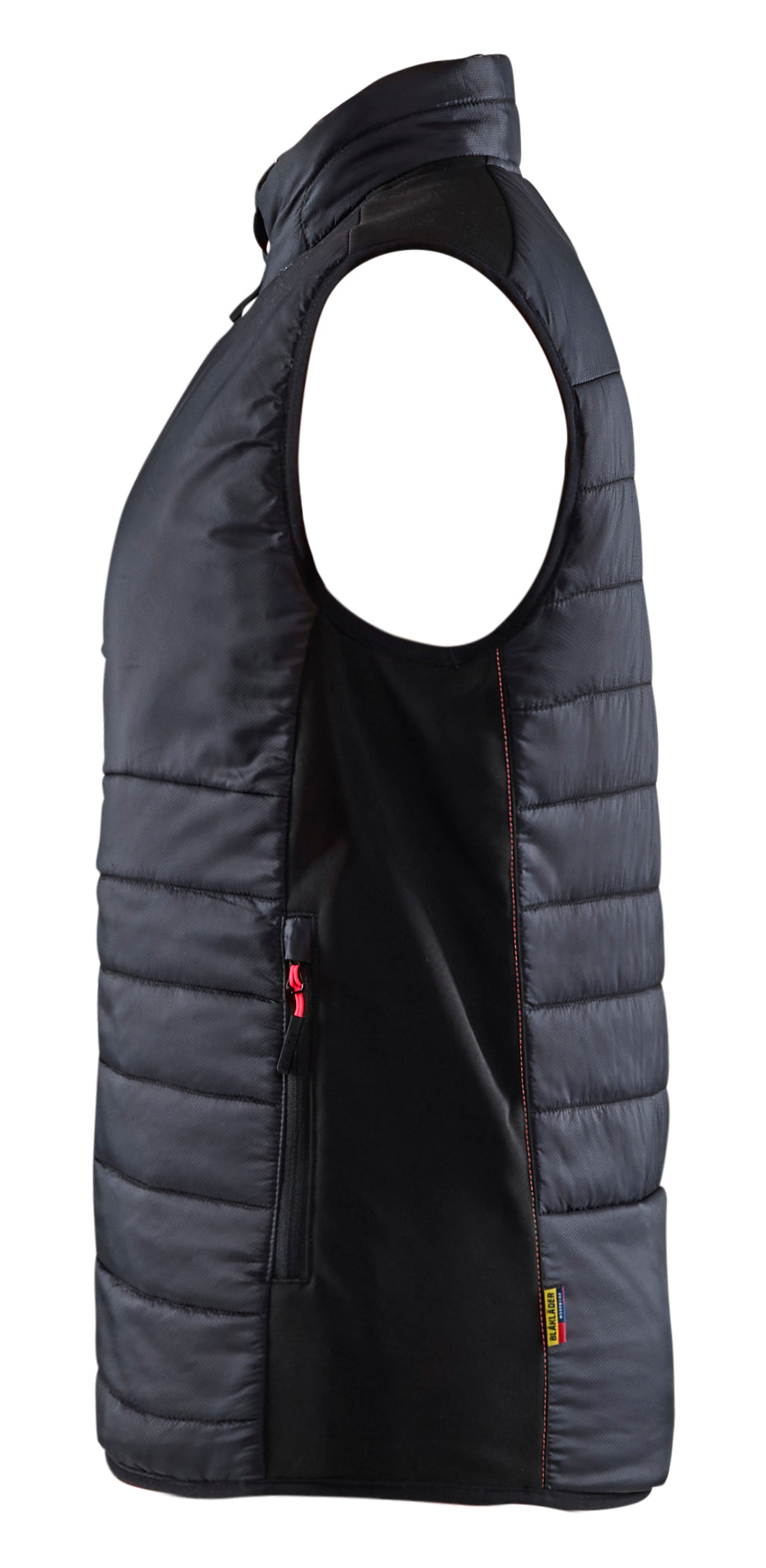 Blåkläder 3864 Dame Vest Foret nærbillede med tryk