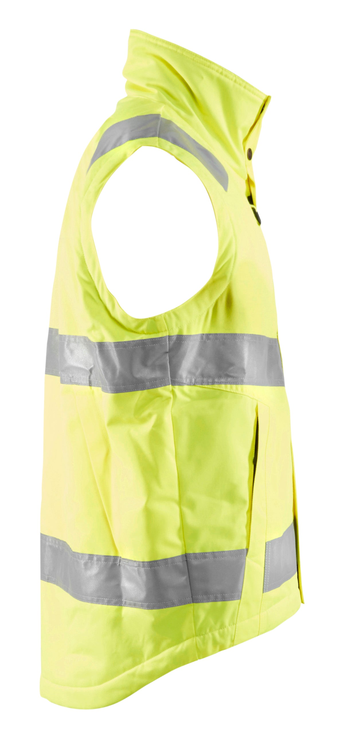 Blåkläder 3870 High Vis Vintervest detalje til broderi
