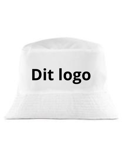 Bøllehat med logo detalje til broderi