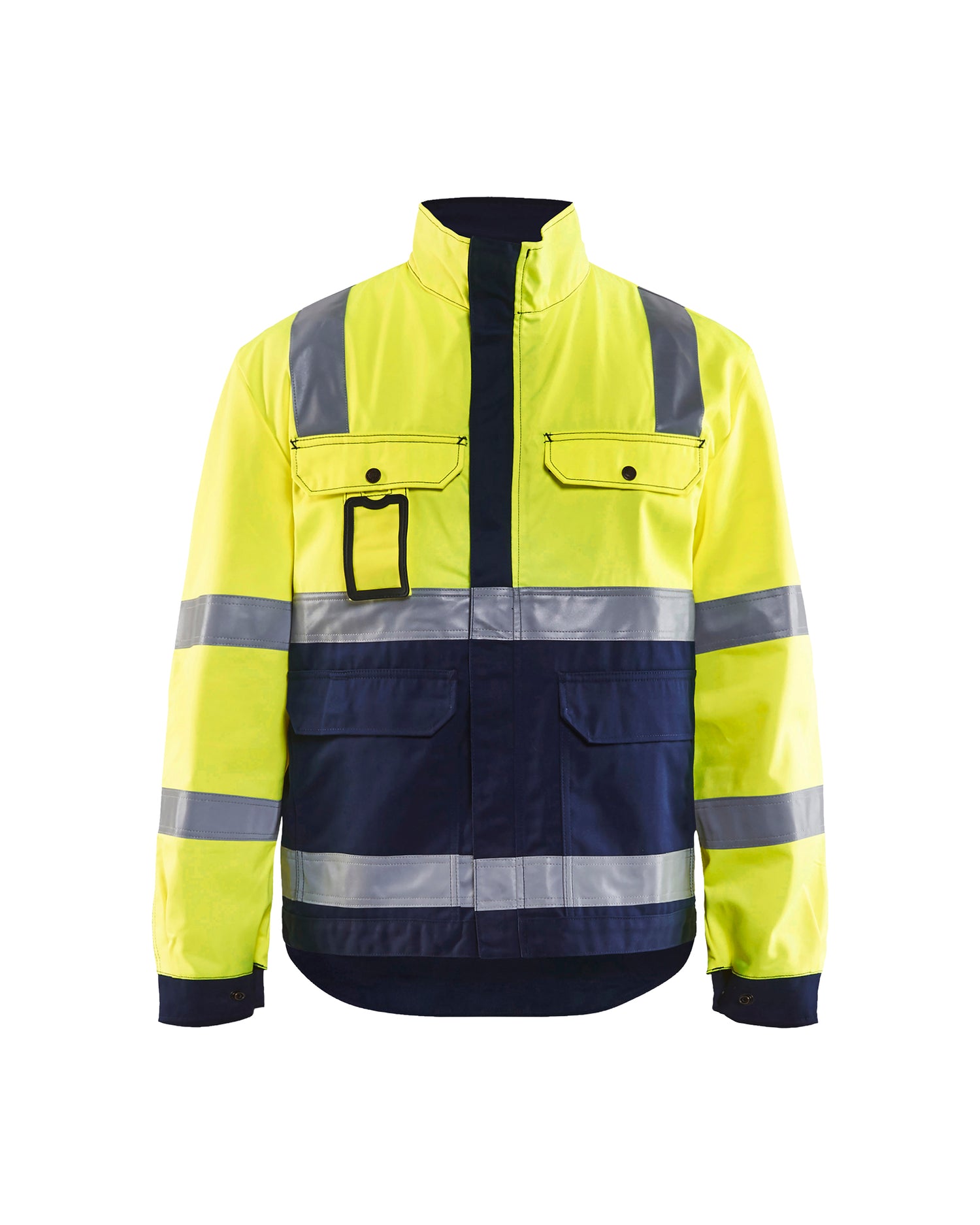 Blåkläder 4023 High Vis Arbejdsjakke, High Vis Gul/Marineblå