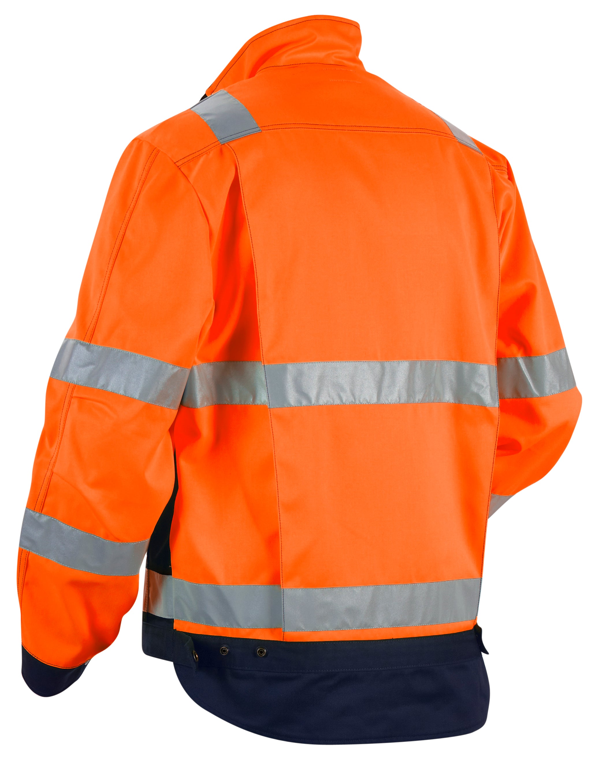 Blåkläder 4023 High Vis Arbejdsjakke materiale med logo
