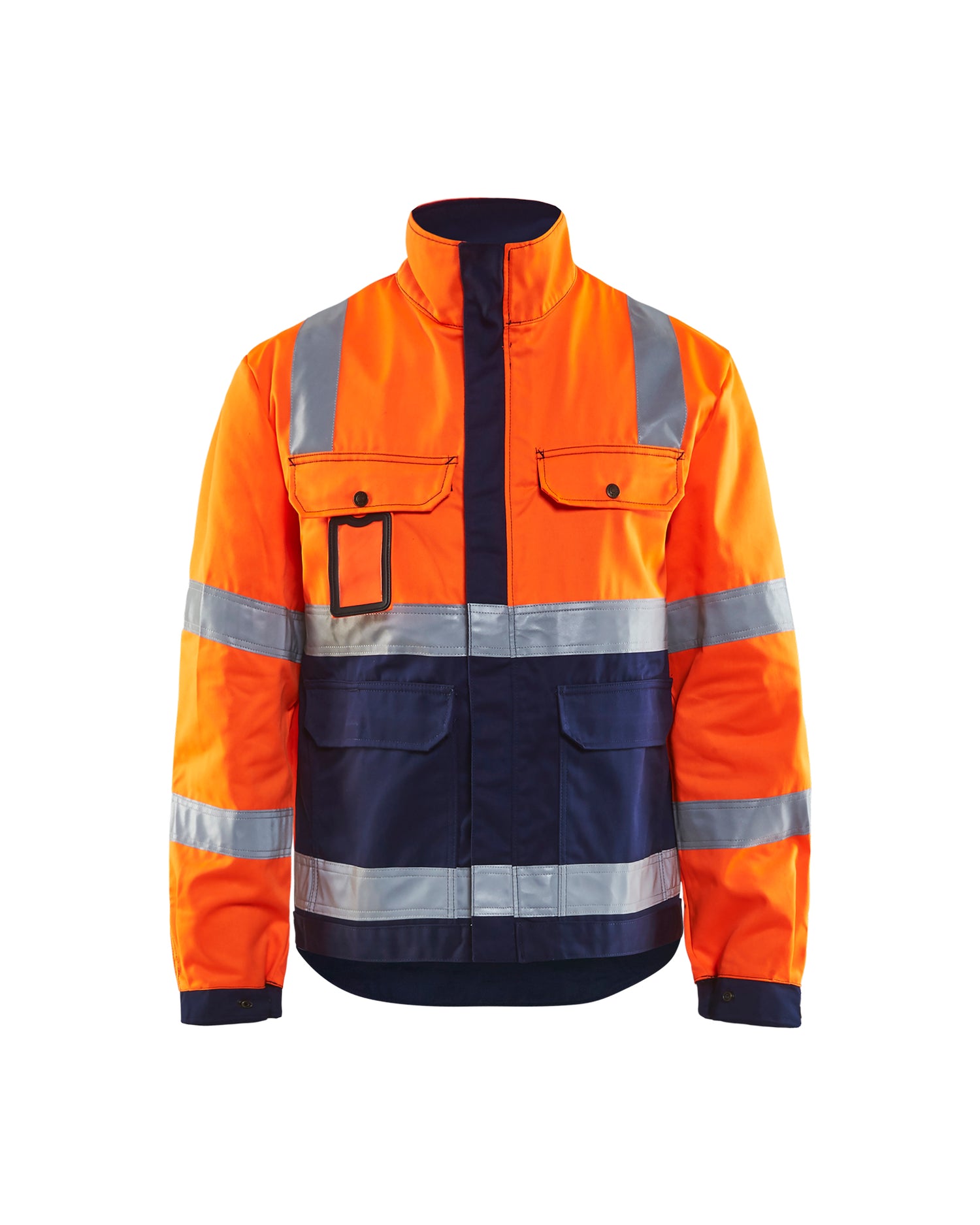 Blåkläder 4023 High Vis Arbejdsjakke, High Vis Orange/Marineblå