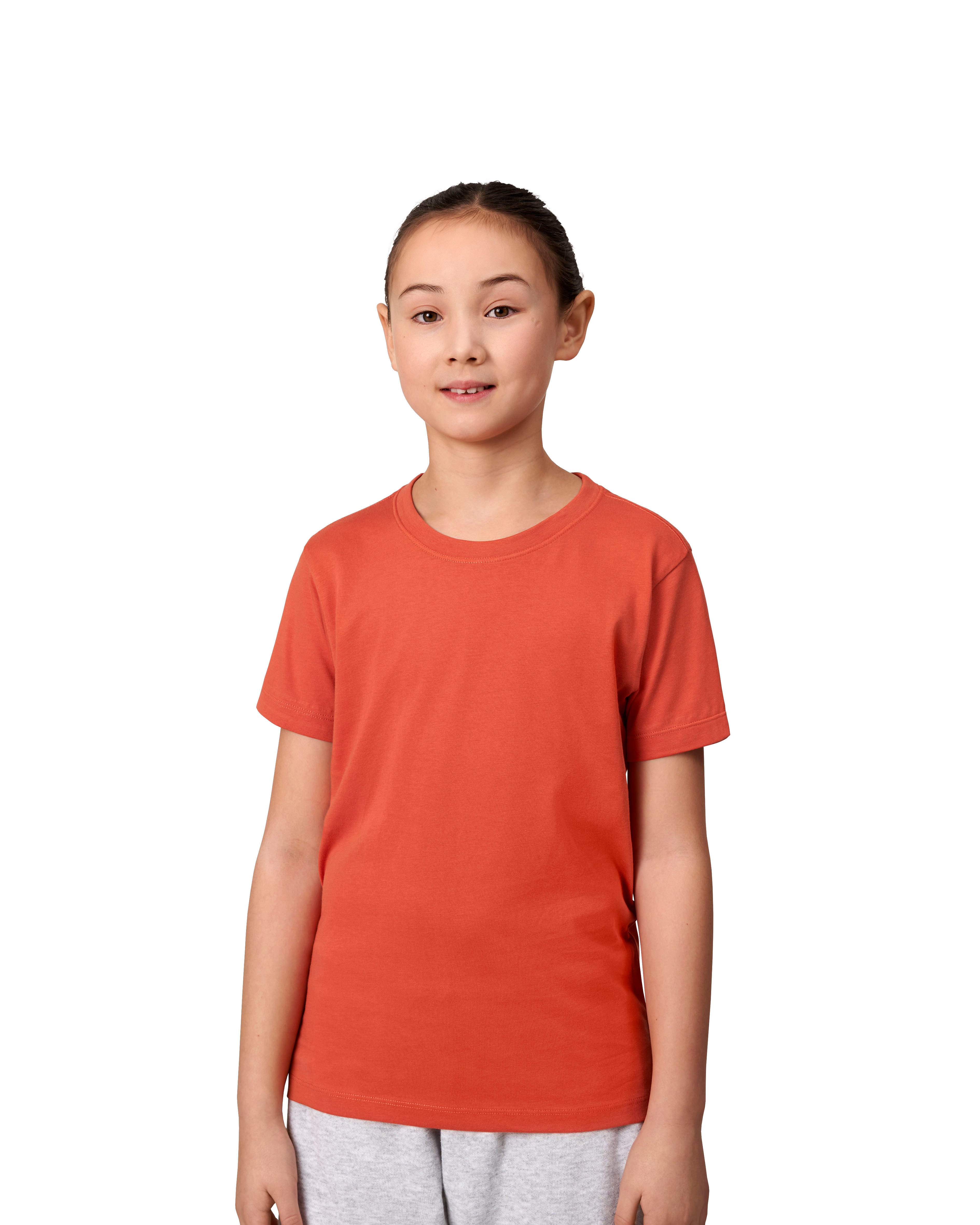 ID 40552 Økologisk T-shirt | børn produktfoto med firmalogo