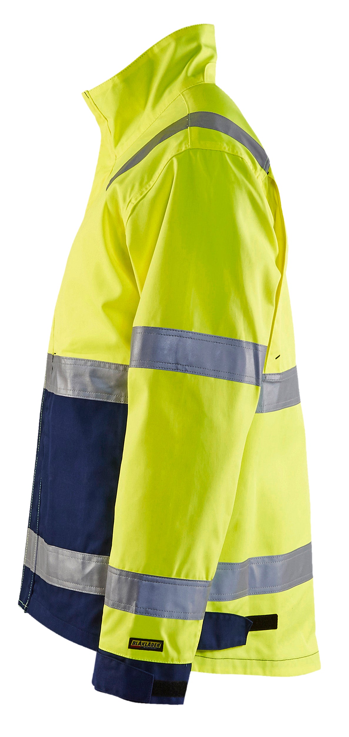 Blåkläder 4064 High Vis Arbejdsjakke produktfoto med tryk