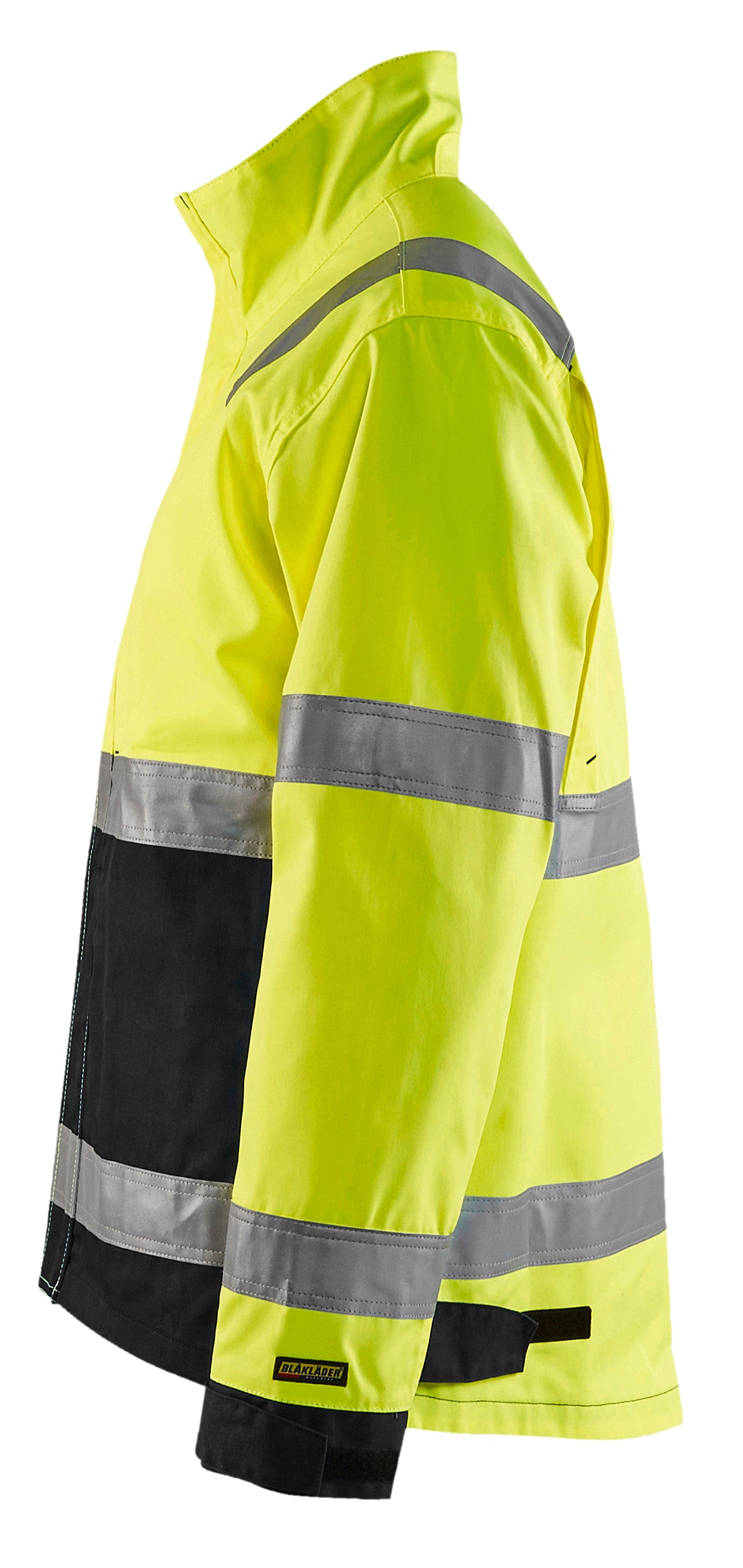 Blåkläder 4064 High Vis Arbejdsjakke produktbillede med tryk