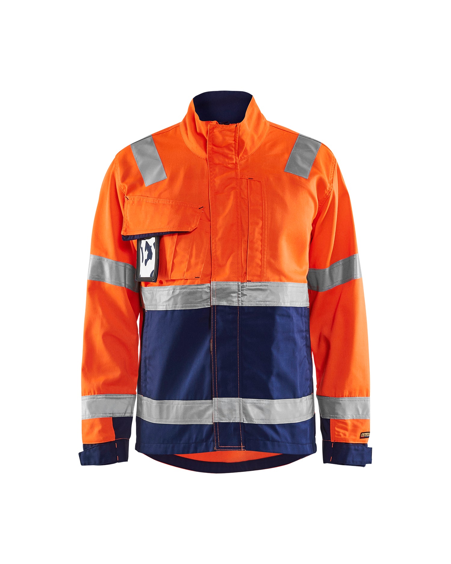 Blåkläder 4064 High Vis Arbejdsjakke, High Vis Orange/Marineblå