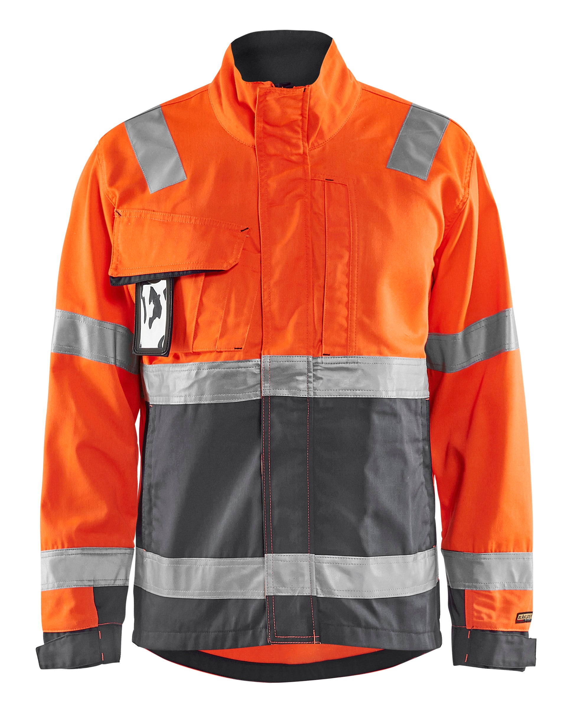 Blåkläder 4064 High Vis Arbejdsjakke produktfoto med firmalogo