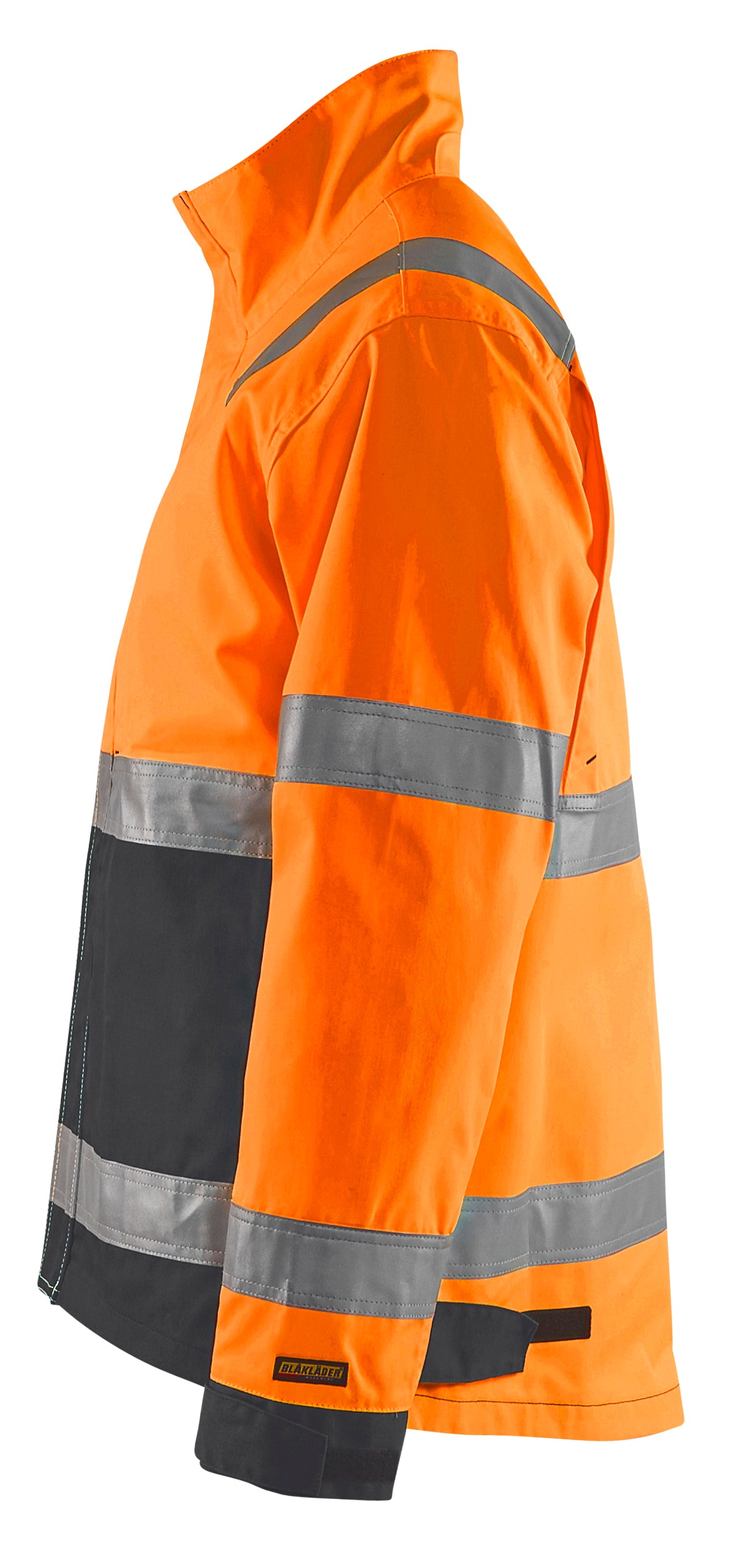 Blåkläder 4064 High Vis Arbejdsjakke materiale med tryk
