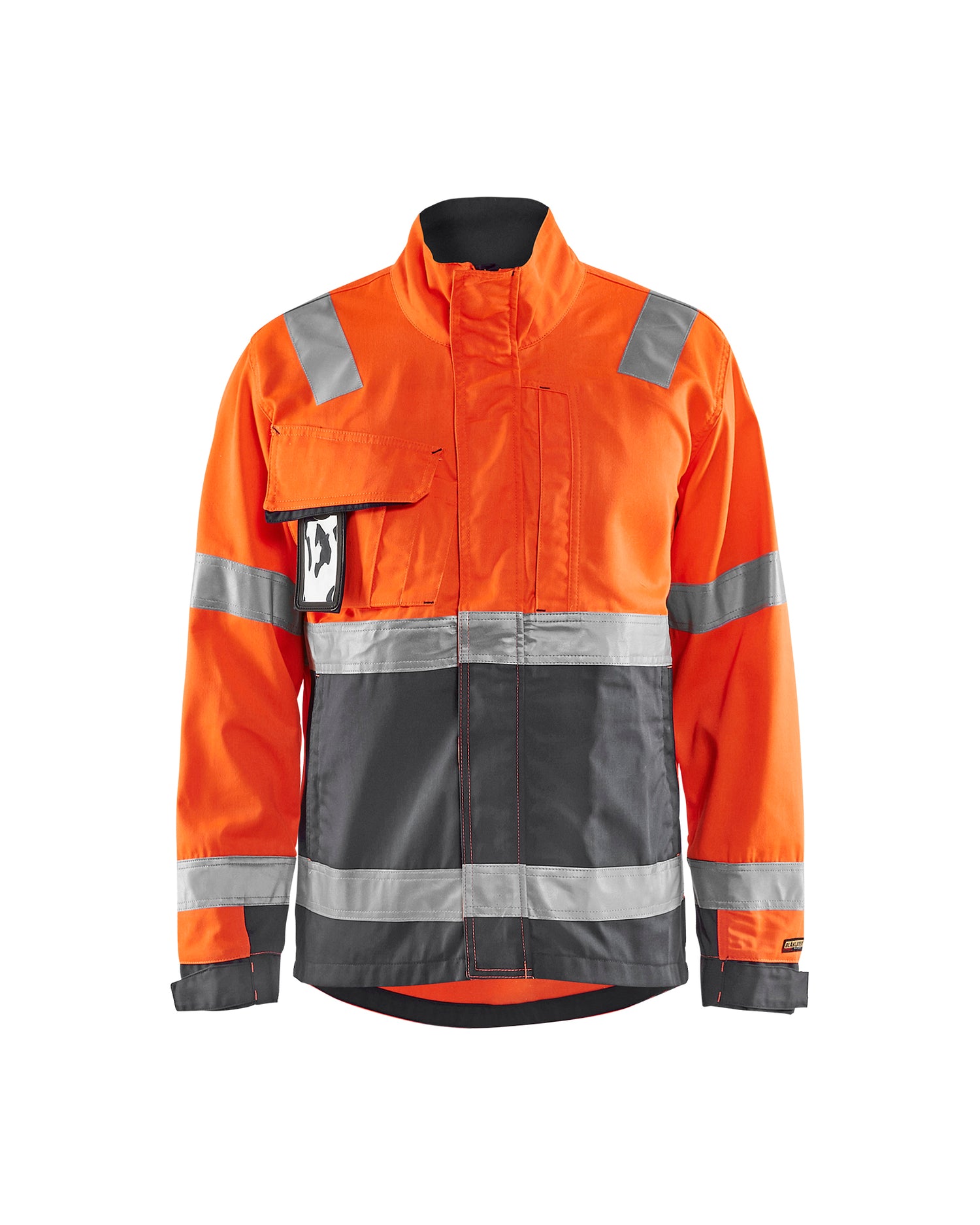 Blåkläder 4064 High Vis Arbejdsjakke, High Vis Orange/Mellemgrå