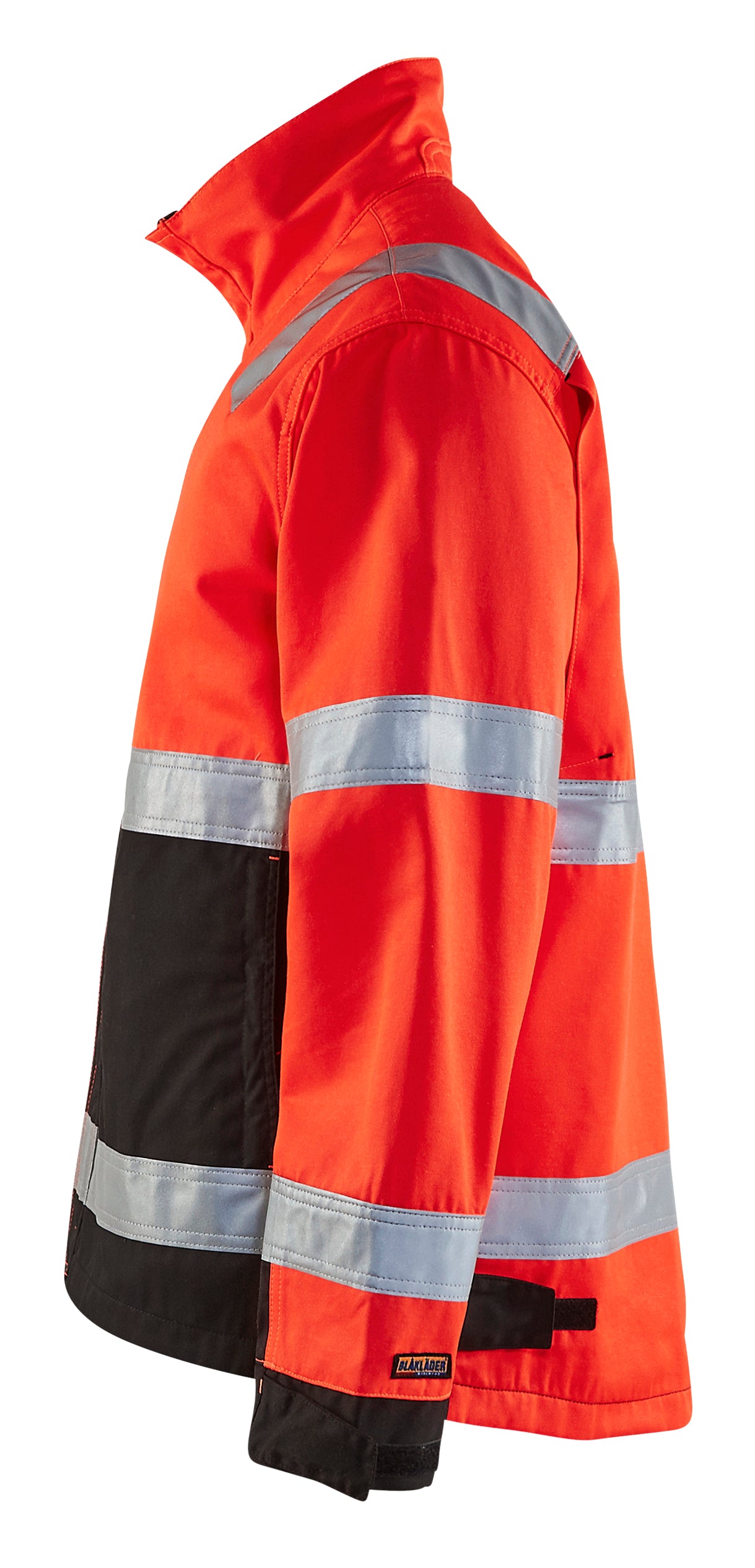 Blåkläder 4064 High Vis Arbejdsjakke detalje med tryk