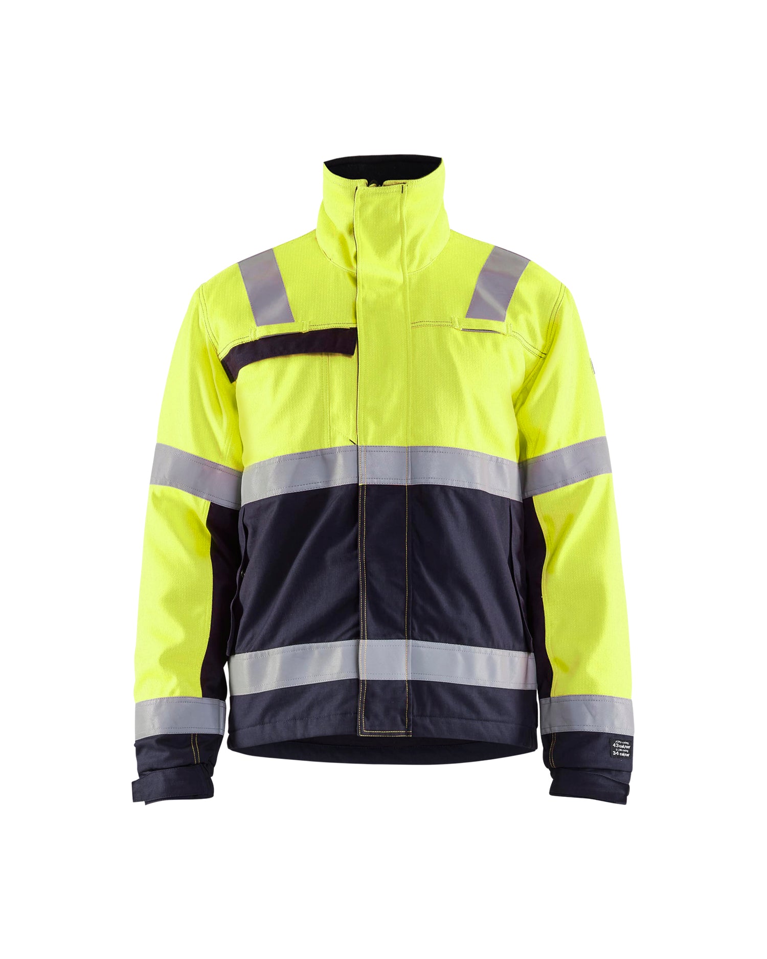 Blåkläder 4069 Multinorm VinterJakke, High Vis Gul/Marineblå