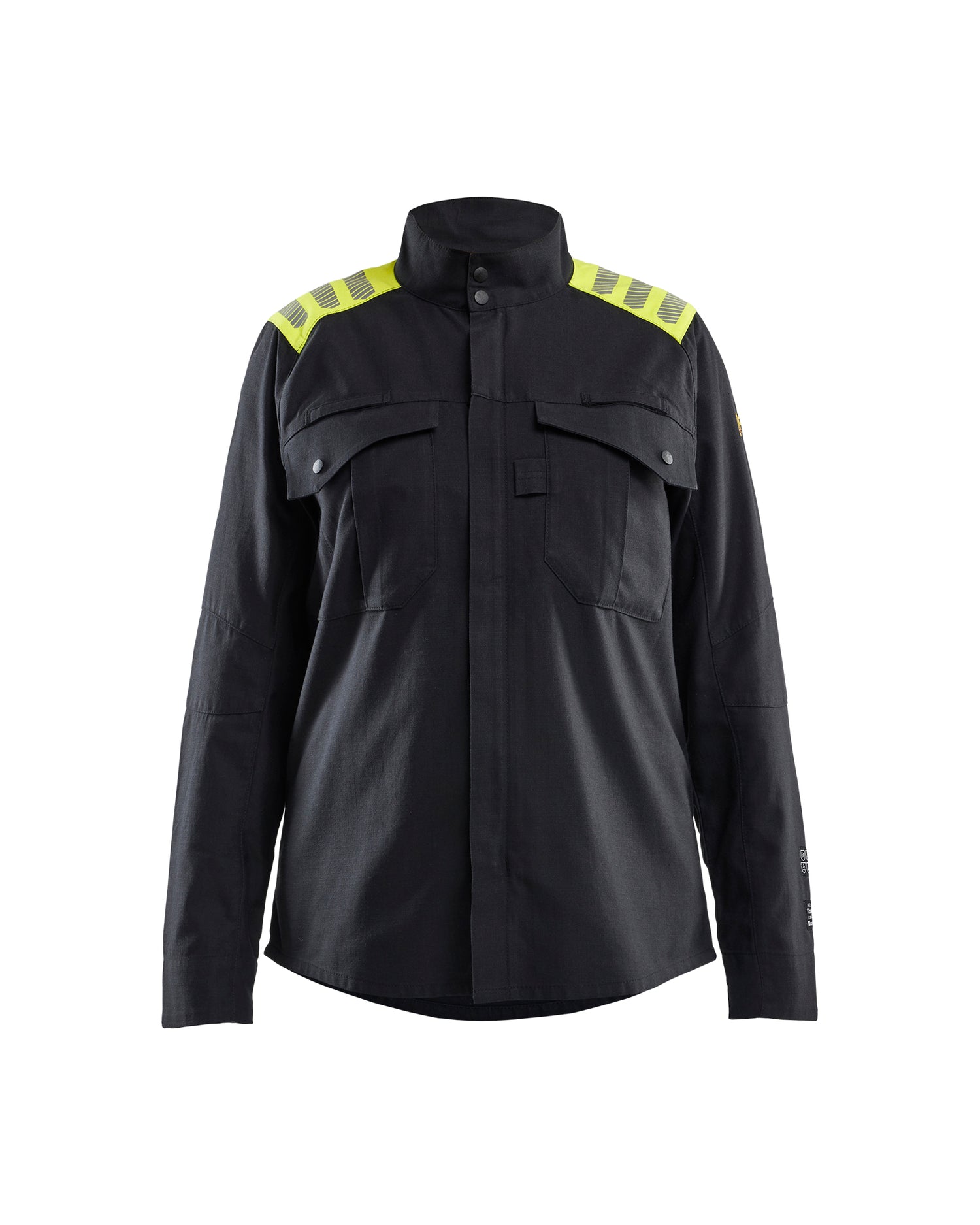 Blåkläder 4072 Dame Overshirt Inherent, Sort/High Vis Gul