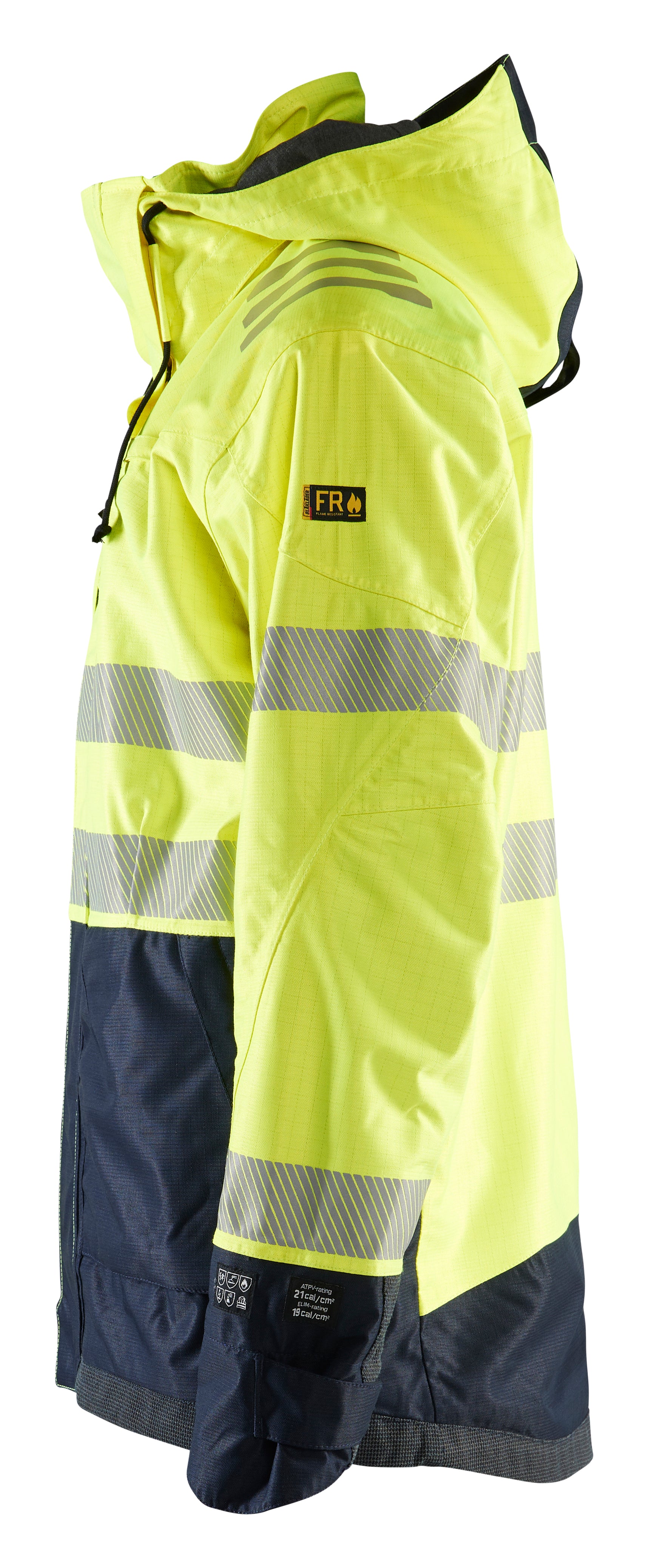 Blåkläder 4088 Multinorm Skaljakke Inherent produktfoto med tryk