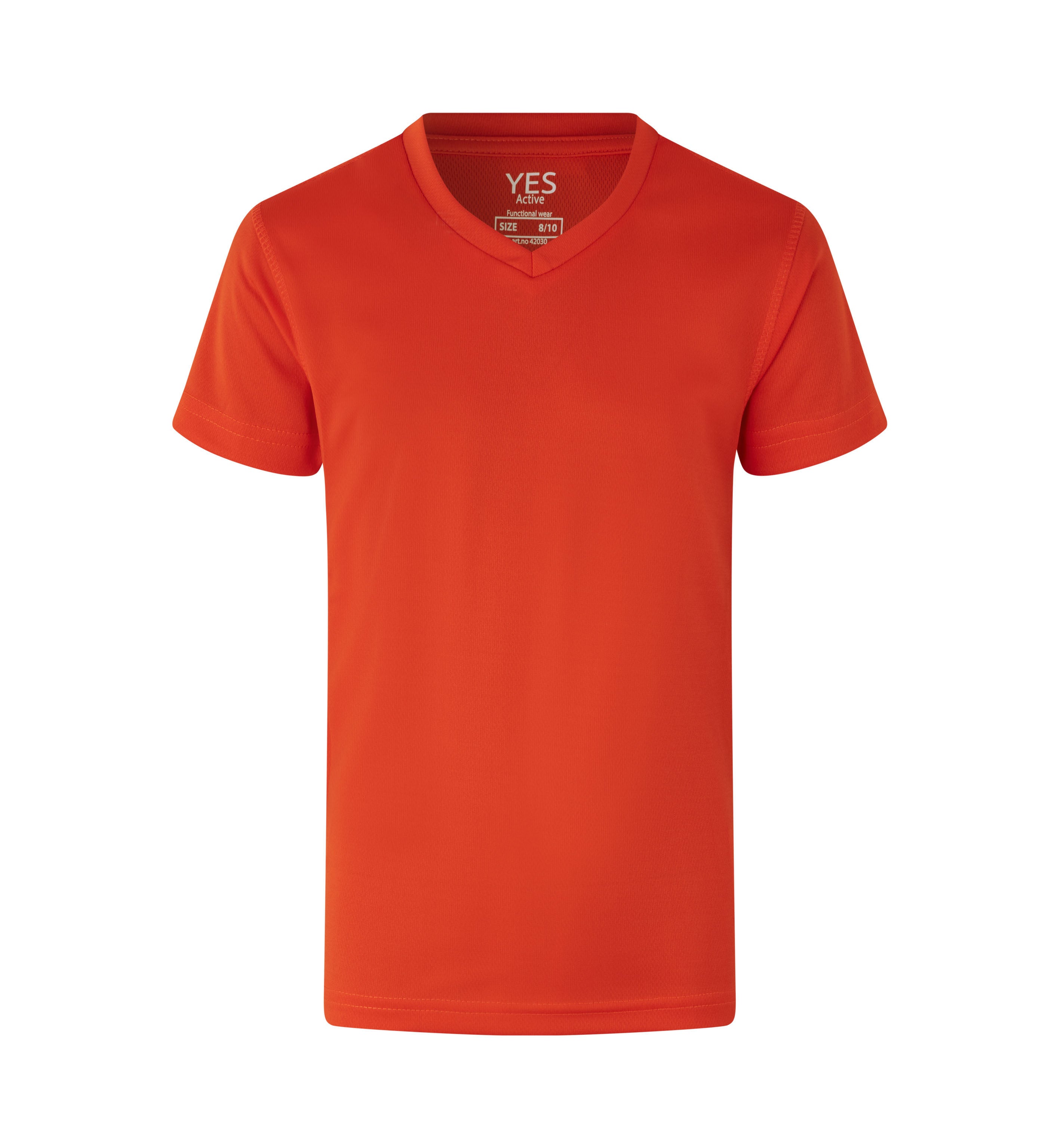 ID 42030 YES Active T-shirt | børn produktfoto til broderi