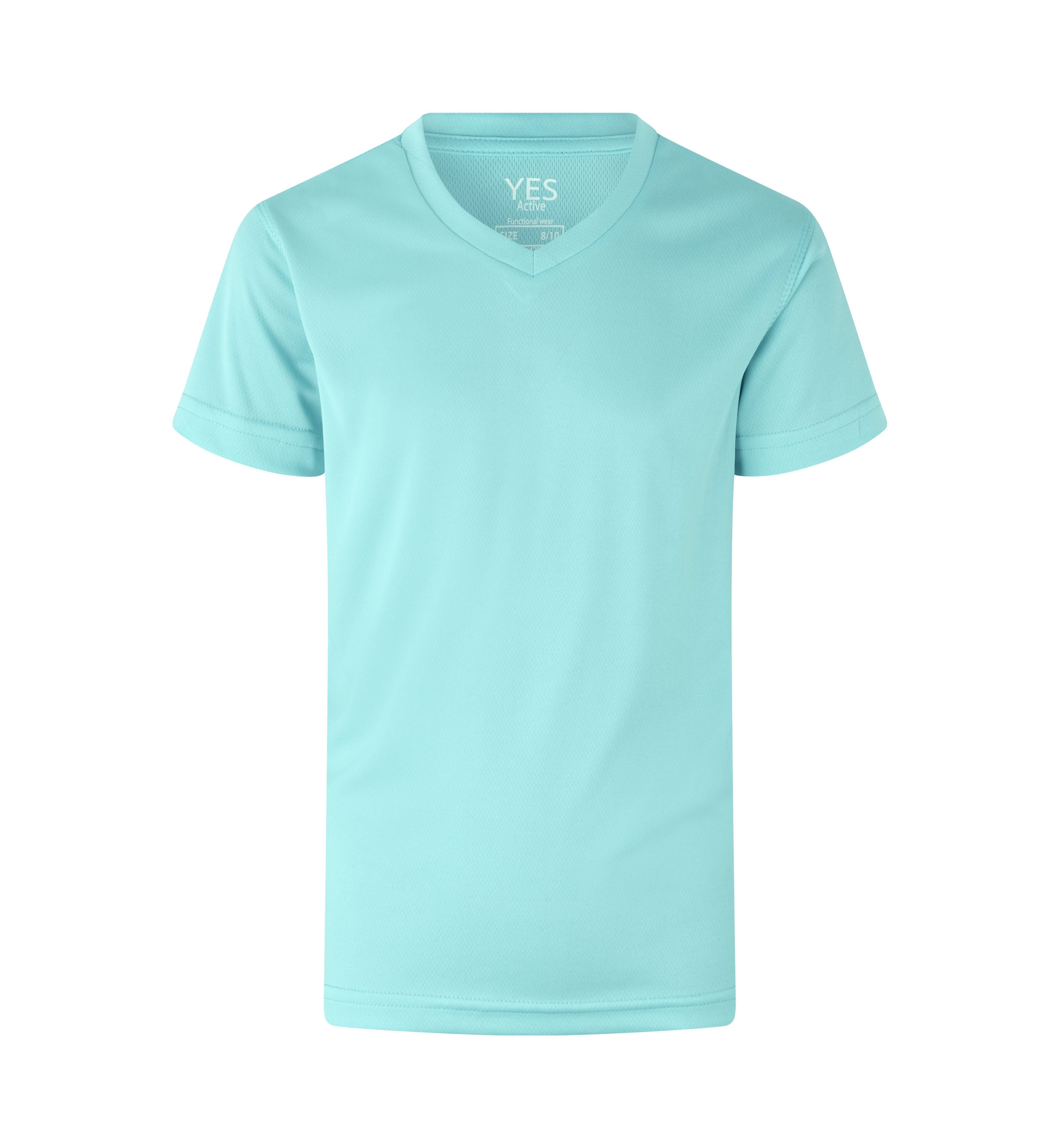 ID 42030 YES Active T-shirt | børn nærbillede til broderi