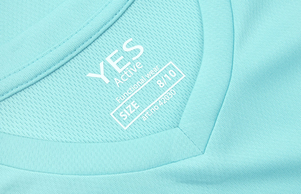 ID 42030 YES Active T-shirt | børn detalje med tryk