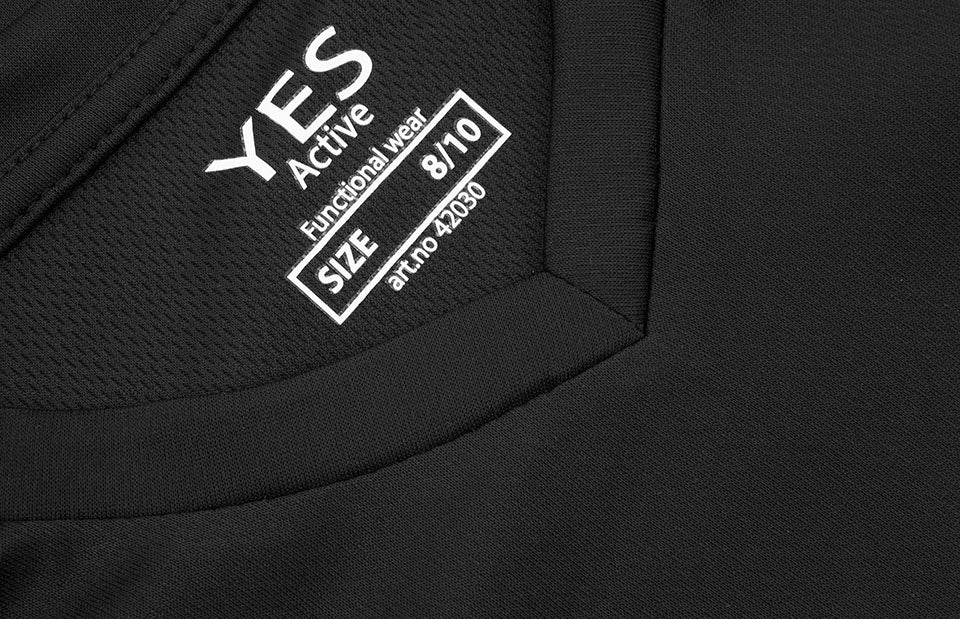 ID 42030 YES Active T-shirt | børn produktfoto med firmalogo