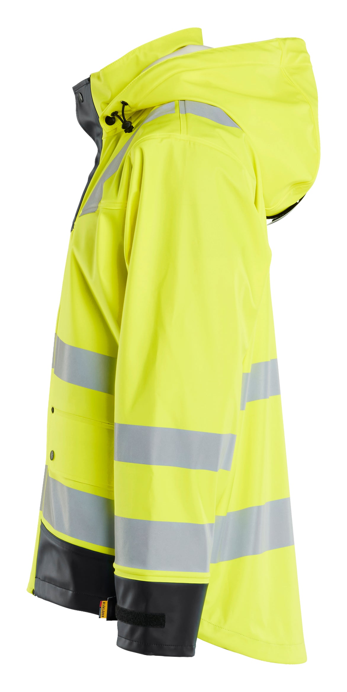 Blåkläder 4302 High Vis Regnjakke Level 2 produktfoto til broderi