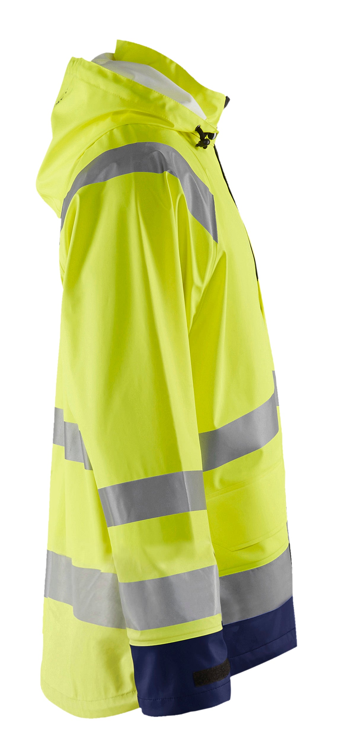 Blåkläder 4323 High Vis Regnjakke Level 1 detalje til broderi